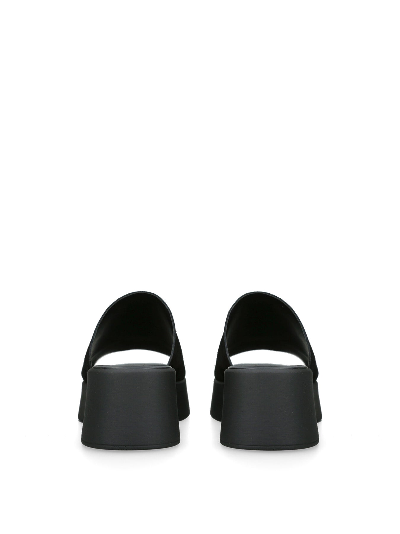 Slinky Platform Sandals Black