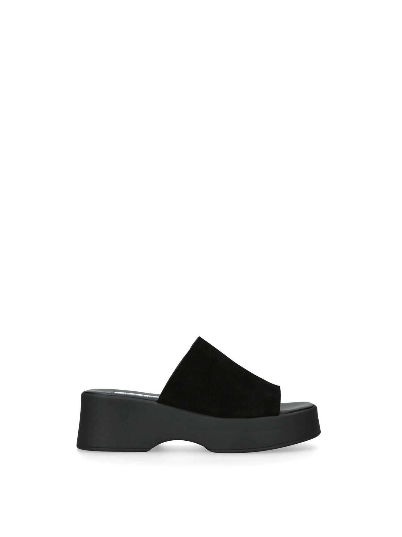 Slinky Platform Sandals Black