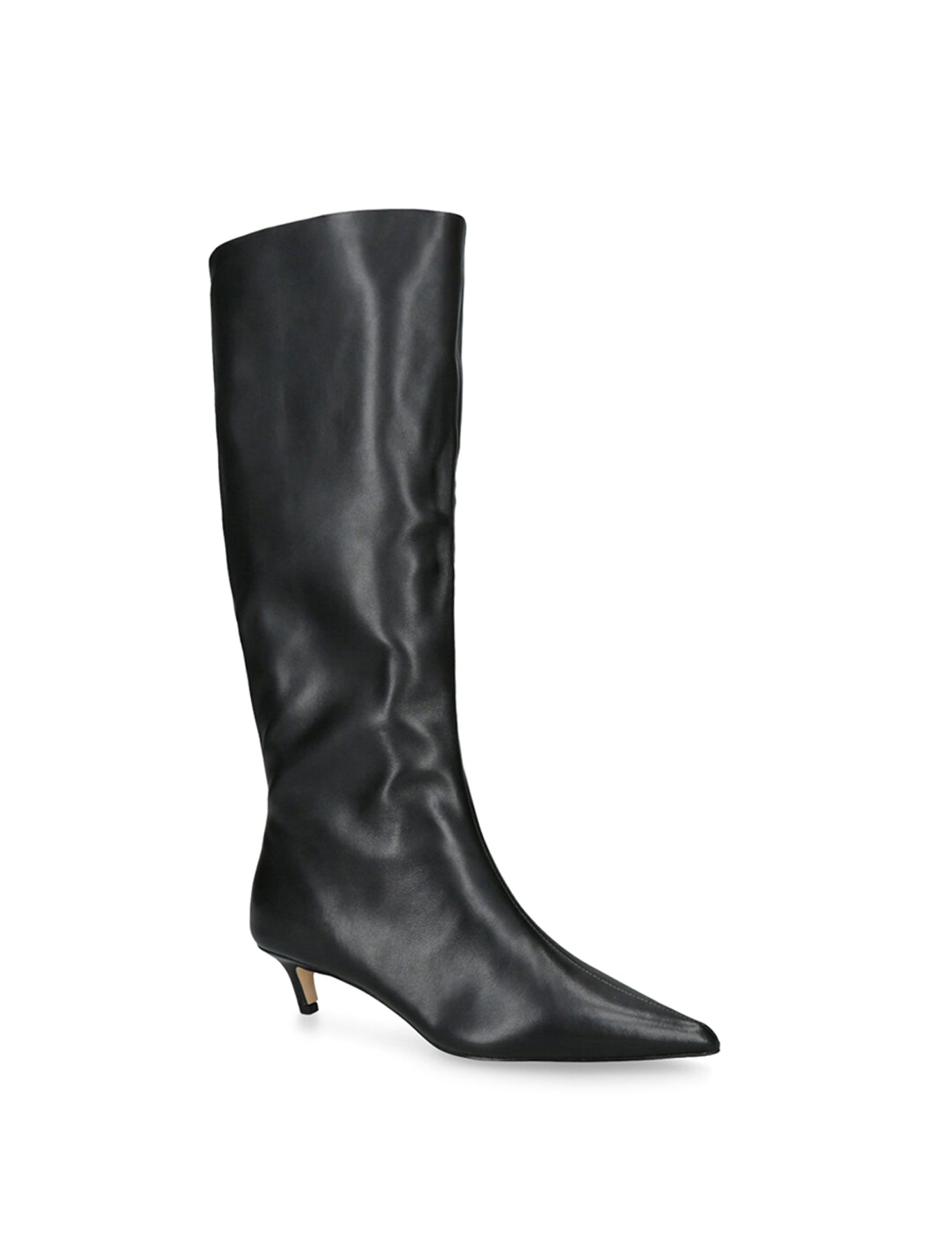 Kept Kitten Heel Boots Black