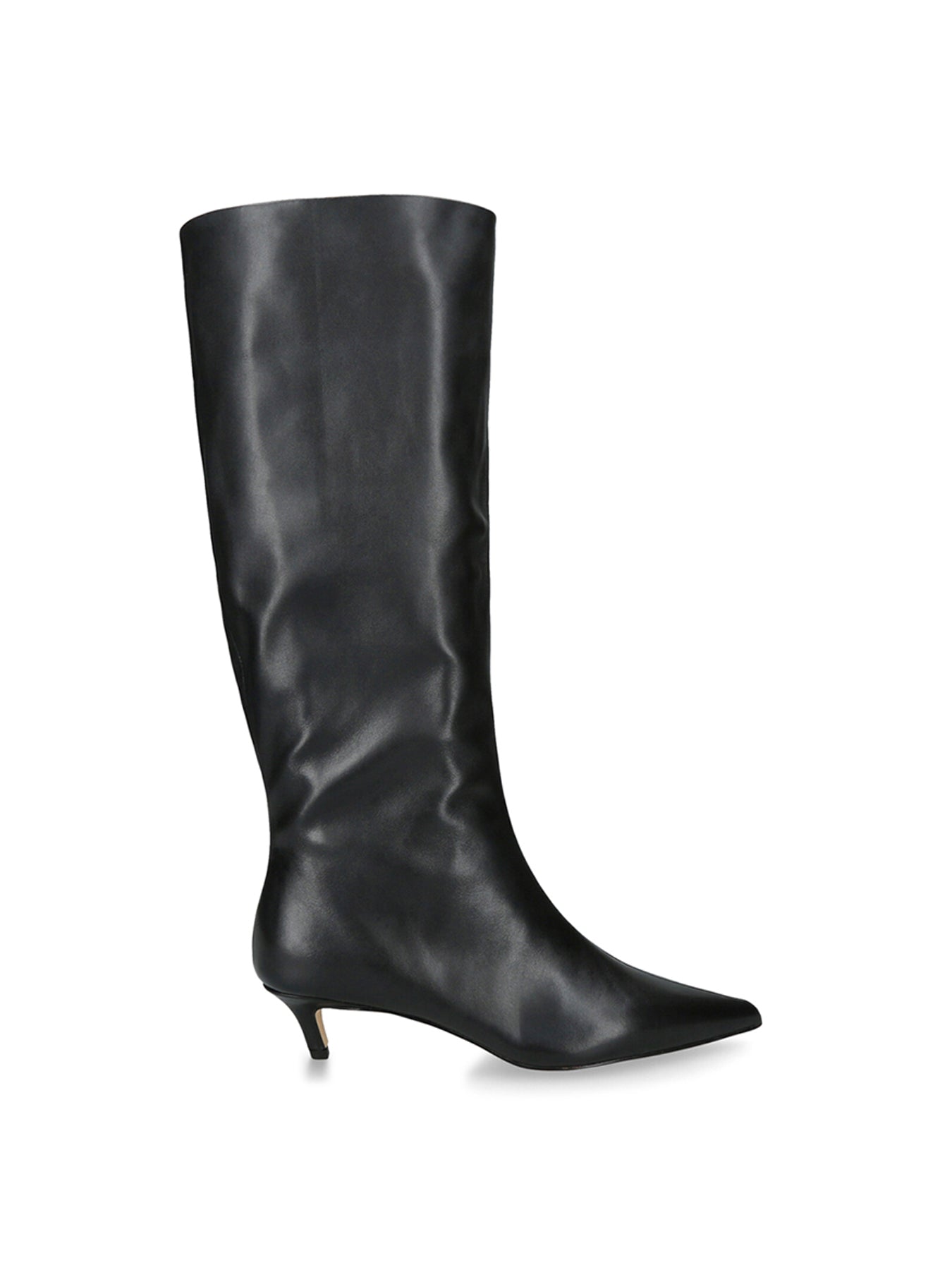 Kept Kitten Heel Boots Black