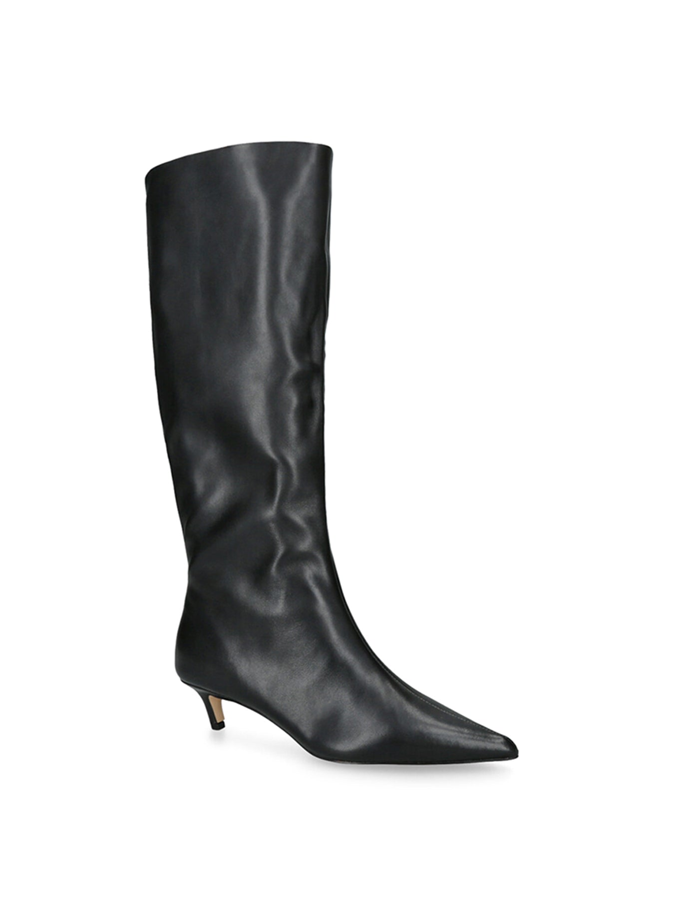 Kept Kitten Heel Boots Black