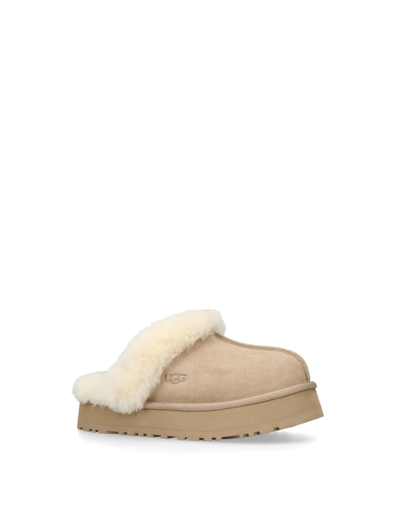 Womens Disquette Slippers Beige
