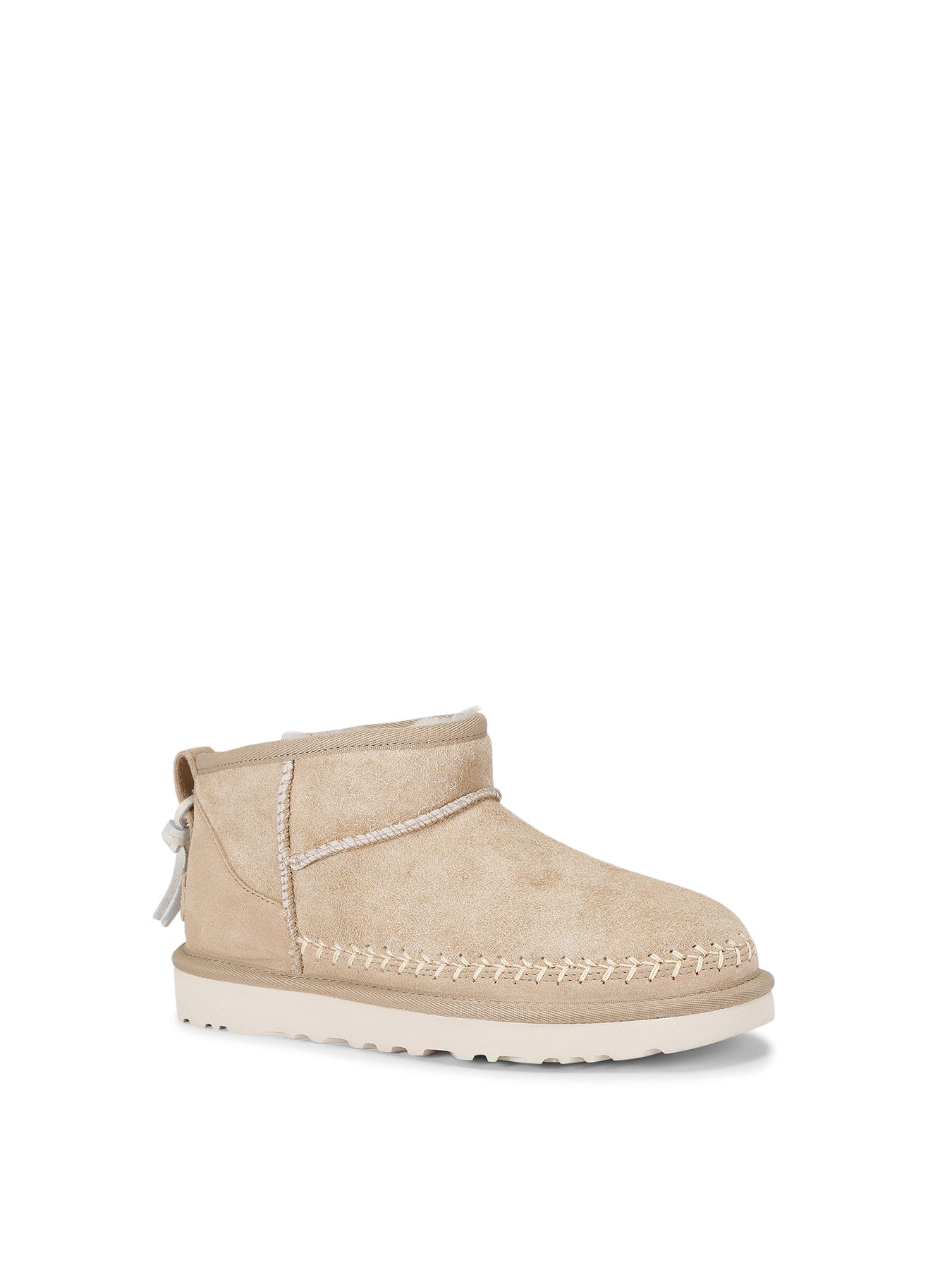 Womens Ultra Mini Boots Beige