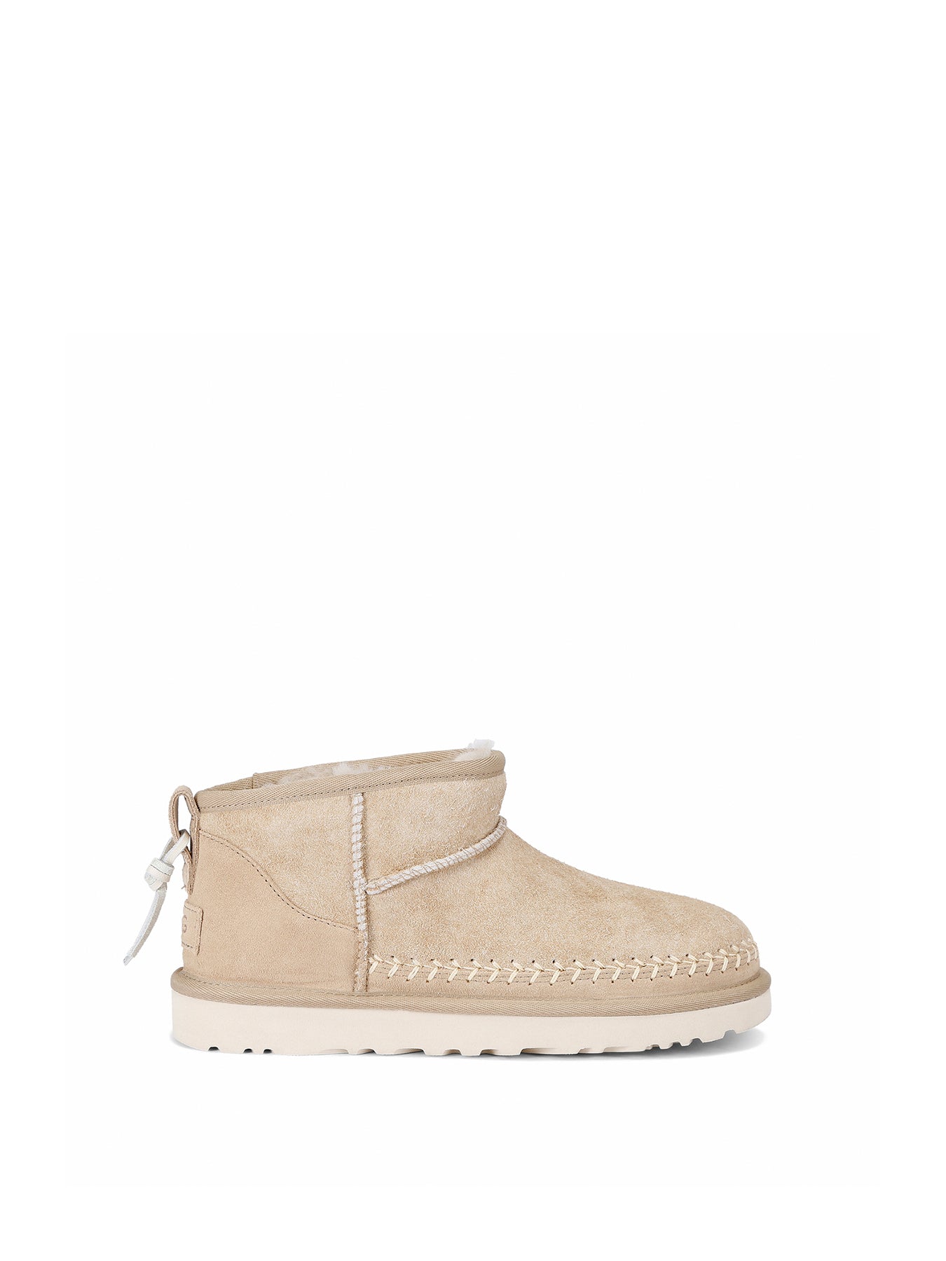 Womens Ultra Mini Boots Beige