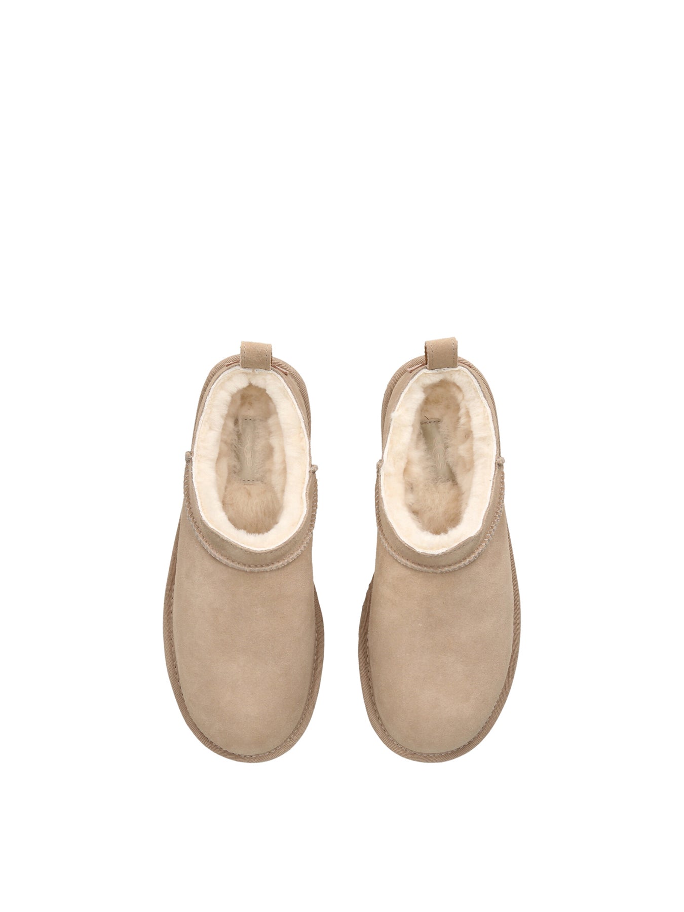 Womens Classic Micro Boots Beige