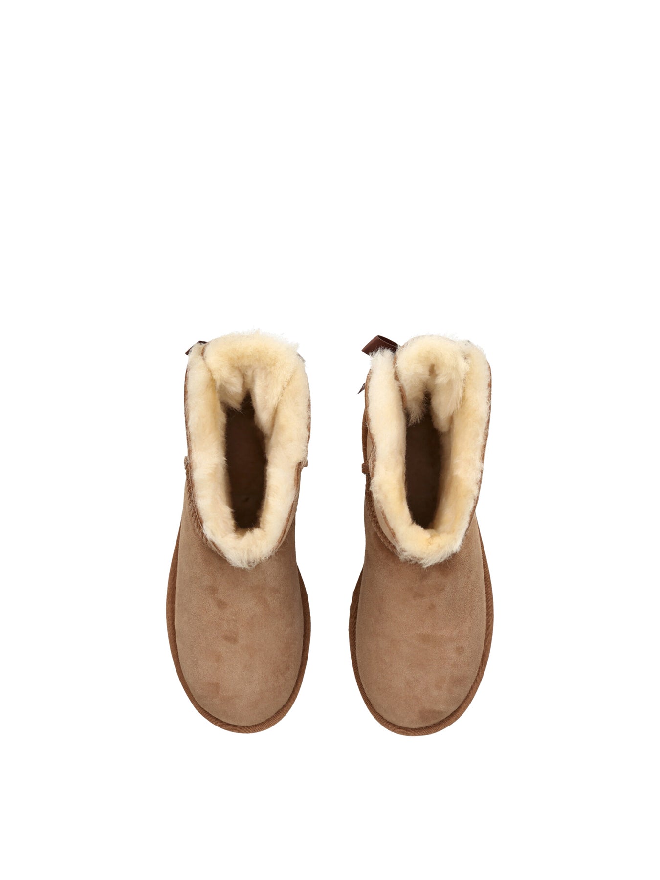 Womens Mini Bailey Bow II Boots Tan