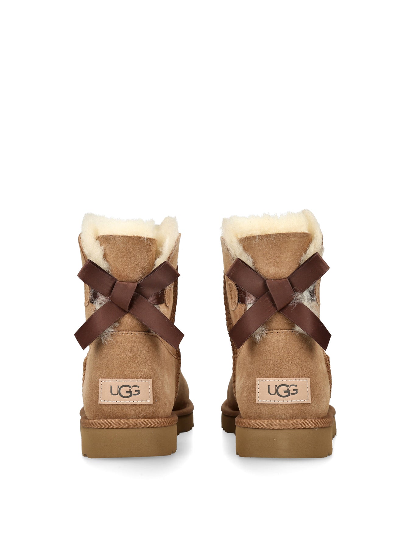 Womens Mini Bailey Bow II Boots Tan