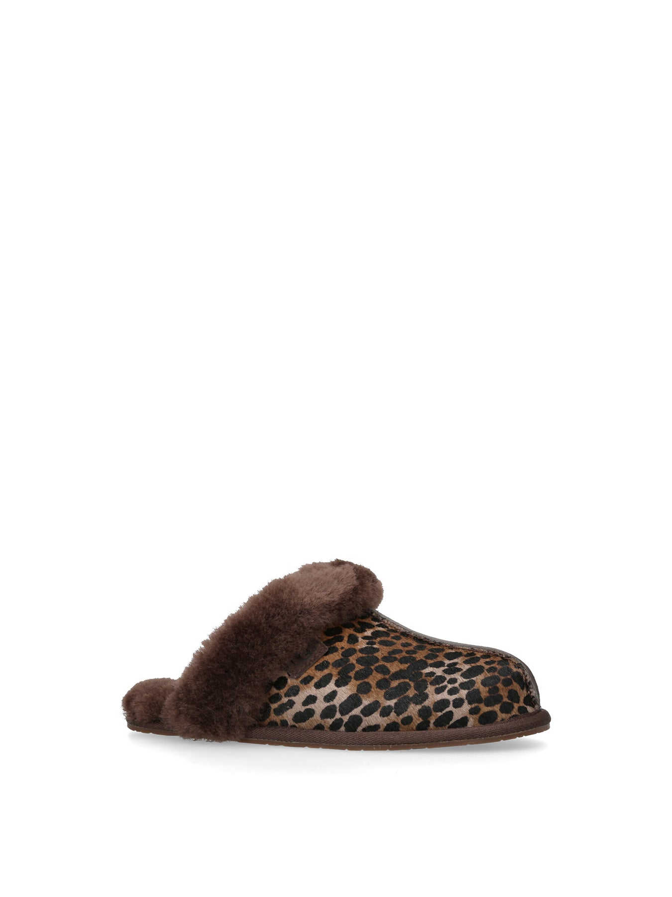 Womens Scuffette Slippers Brown