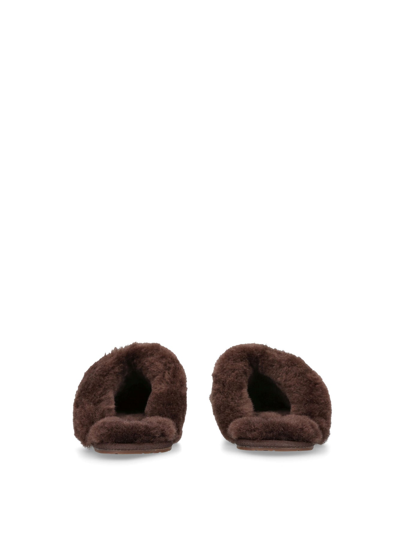 Womens Scuffette Slippers Brown