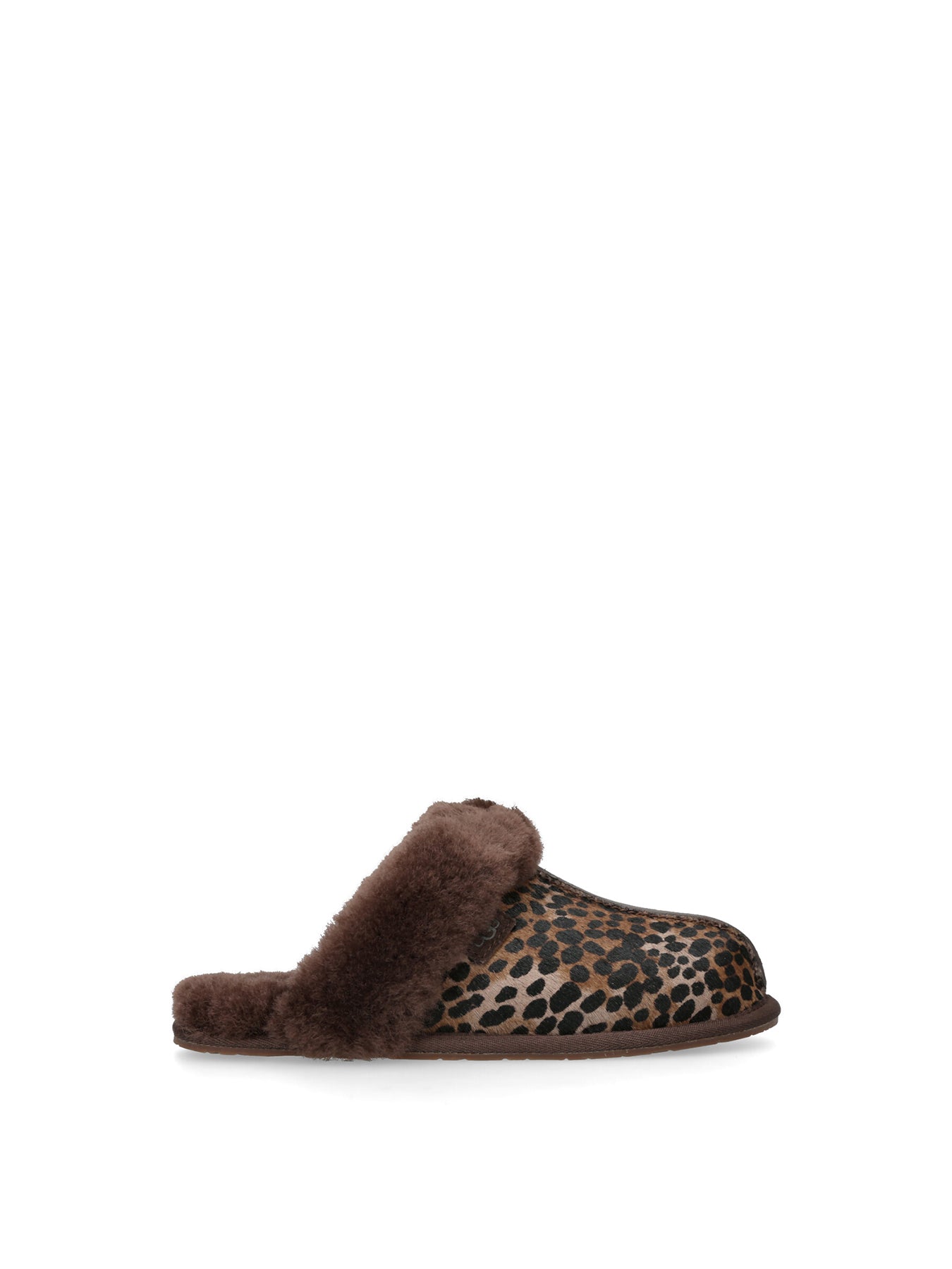 Womens Scuffette Slippers Brown