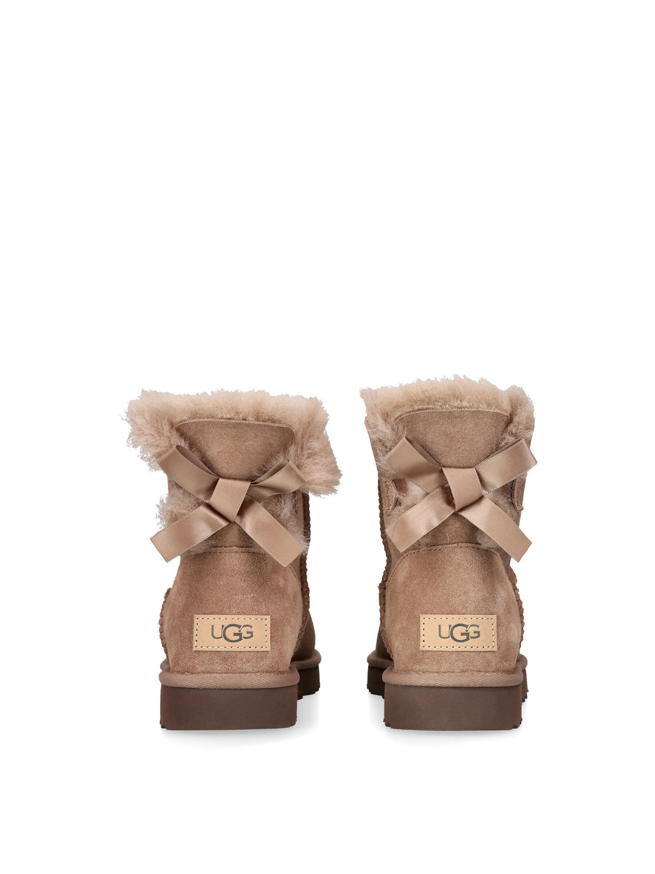 Womens Mini Bailey Bow II Boots Brown