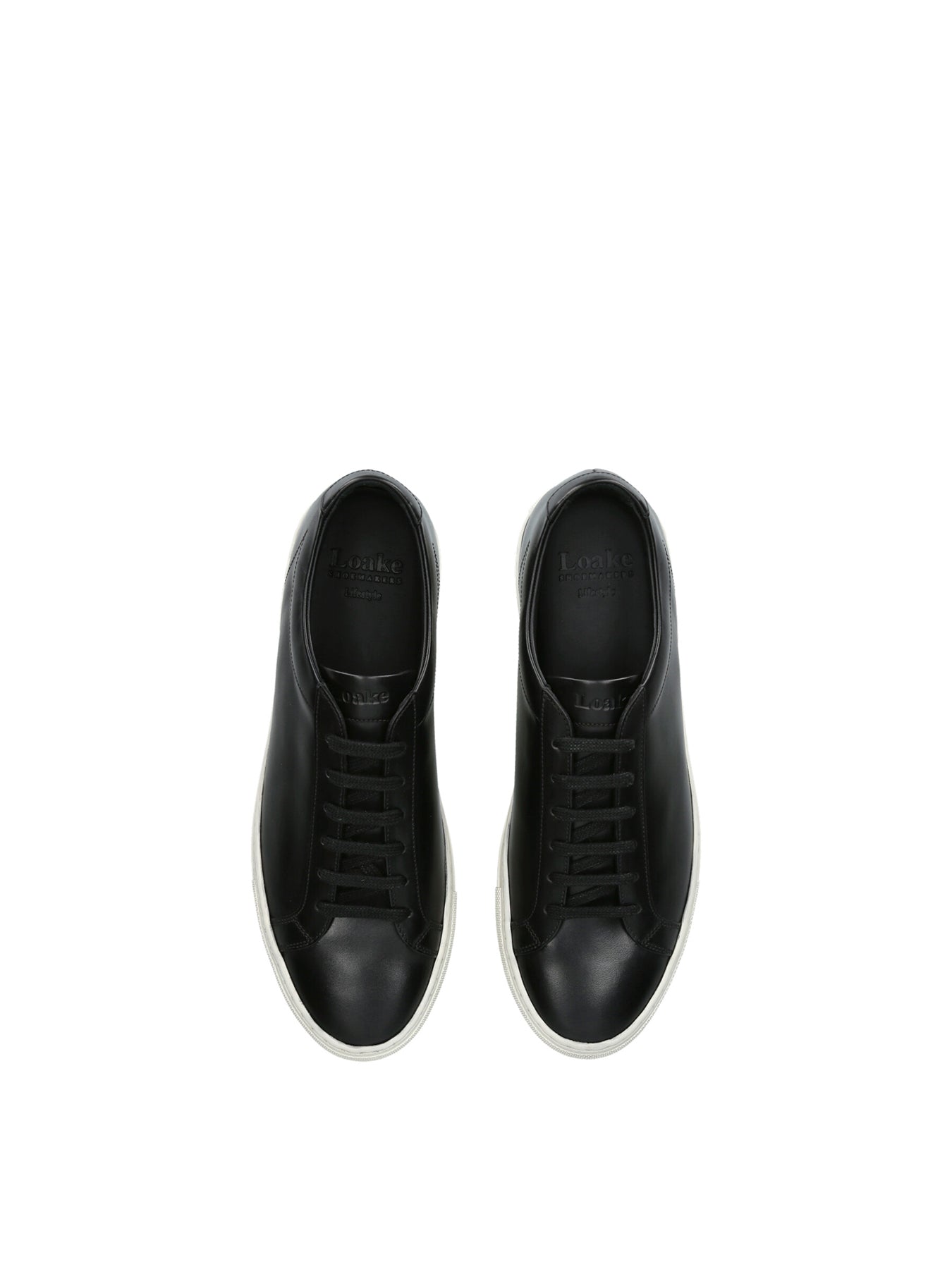 Sprint Leather Trainers Black