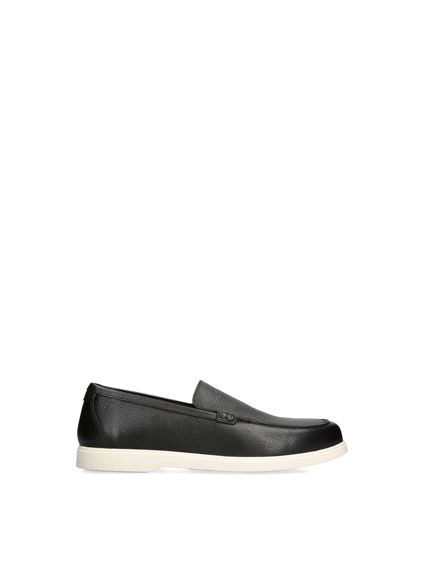 Tuscany Grain Leather Loafers Black