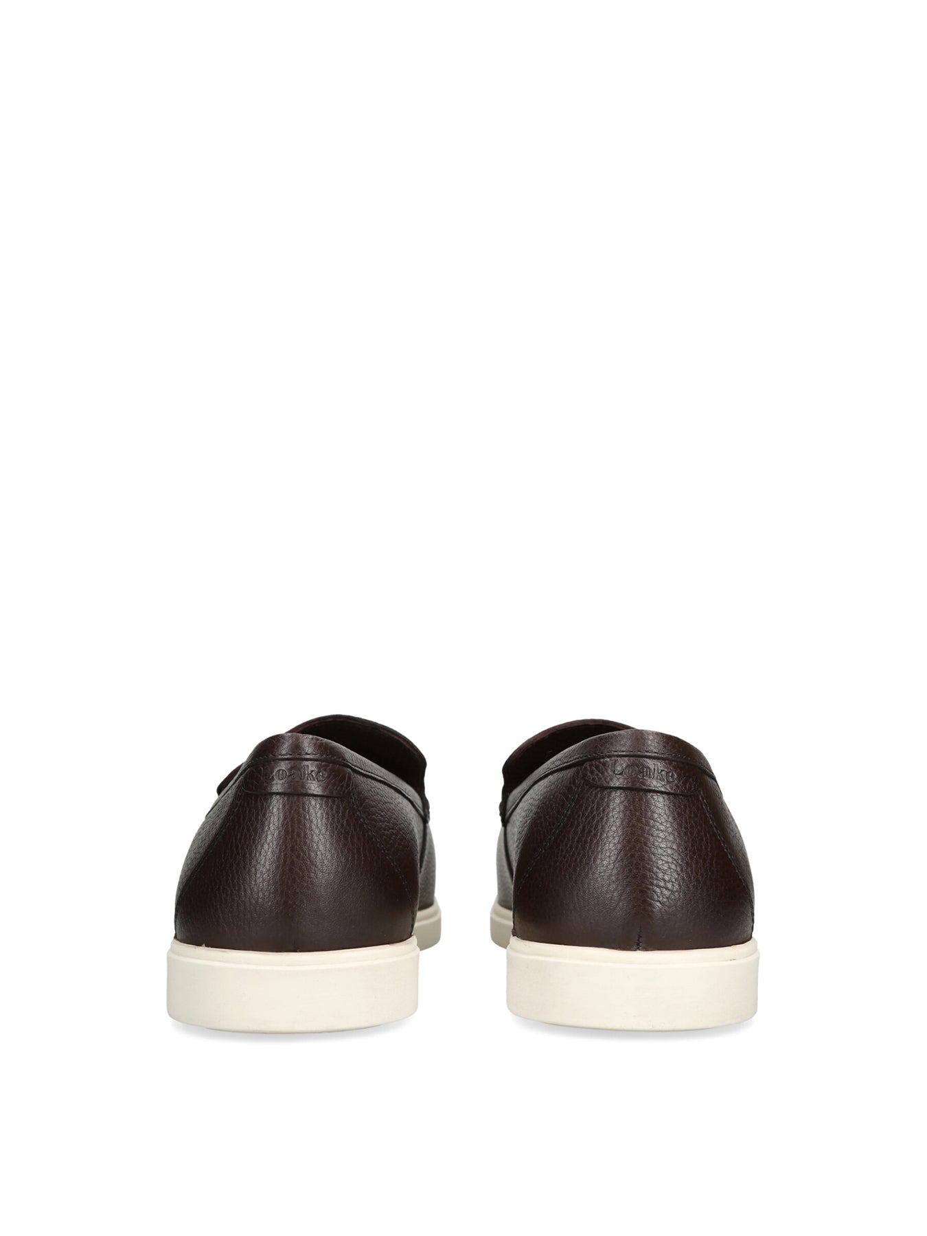 Tuscany Grain Leather Loafers Brown