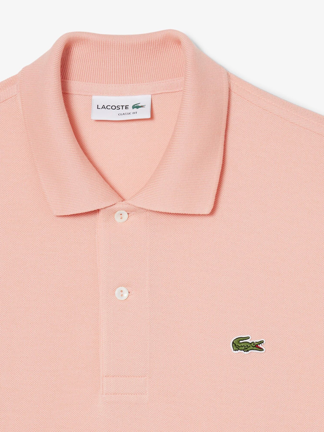 Classic Cotton Polo Shirt Pink