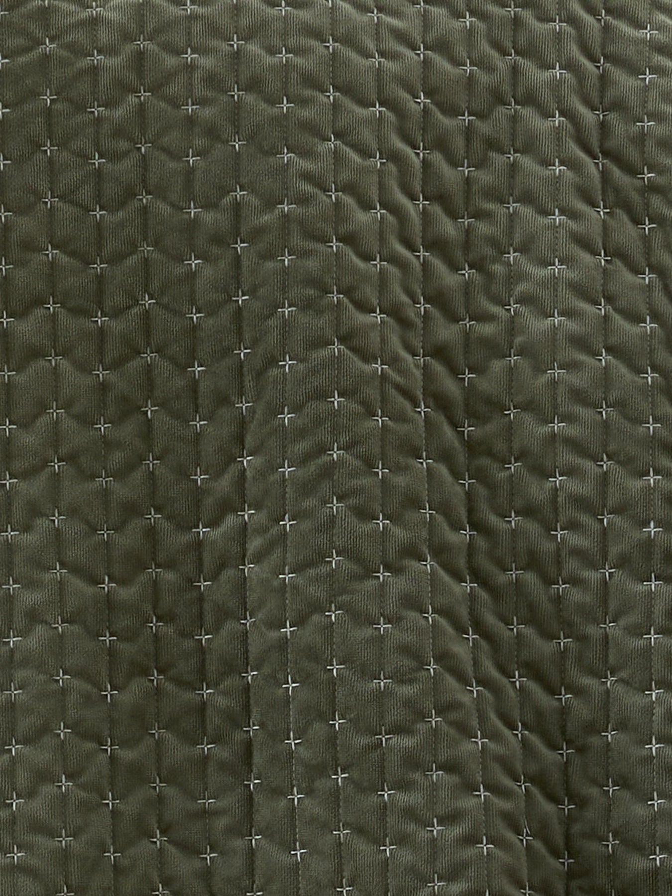 Attica Velvet Bedspread 240x260cm Green