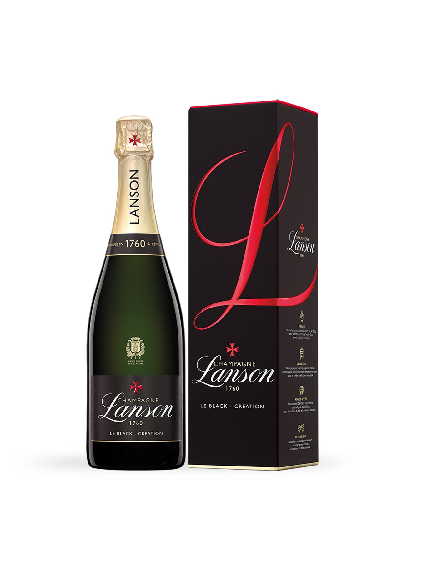 Lanson Le Black Creation NV Champagne Gift Box