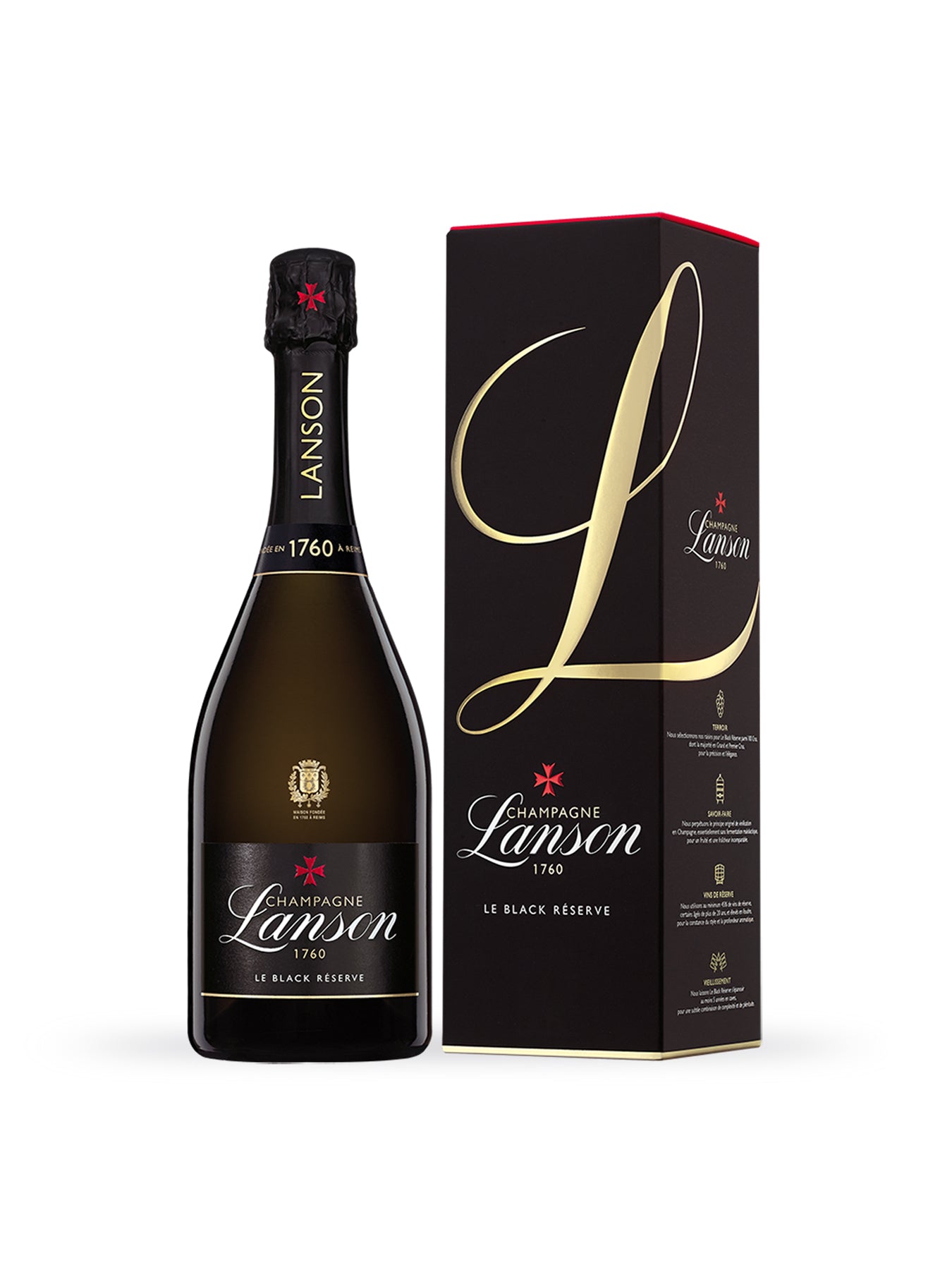 Lanson Le Black Reserve NV Champagne Gift Box