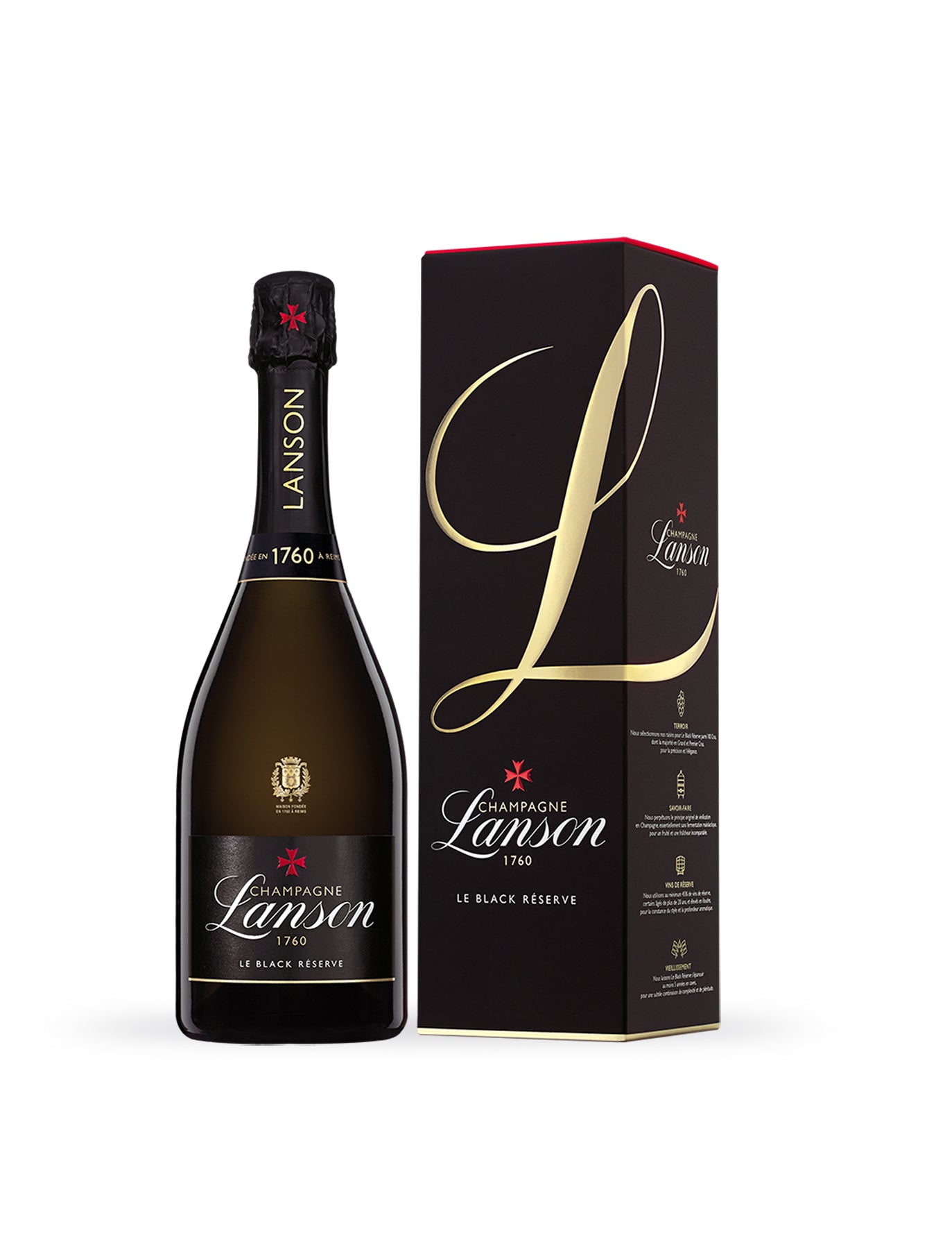 Lanson Le Black Reserve NV Champagne Gift Box
