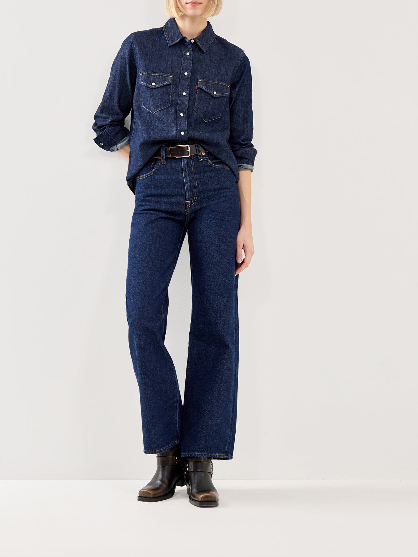 Iconic Western Shirt Blue