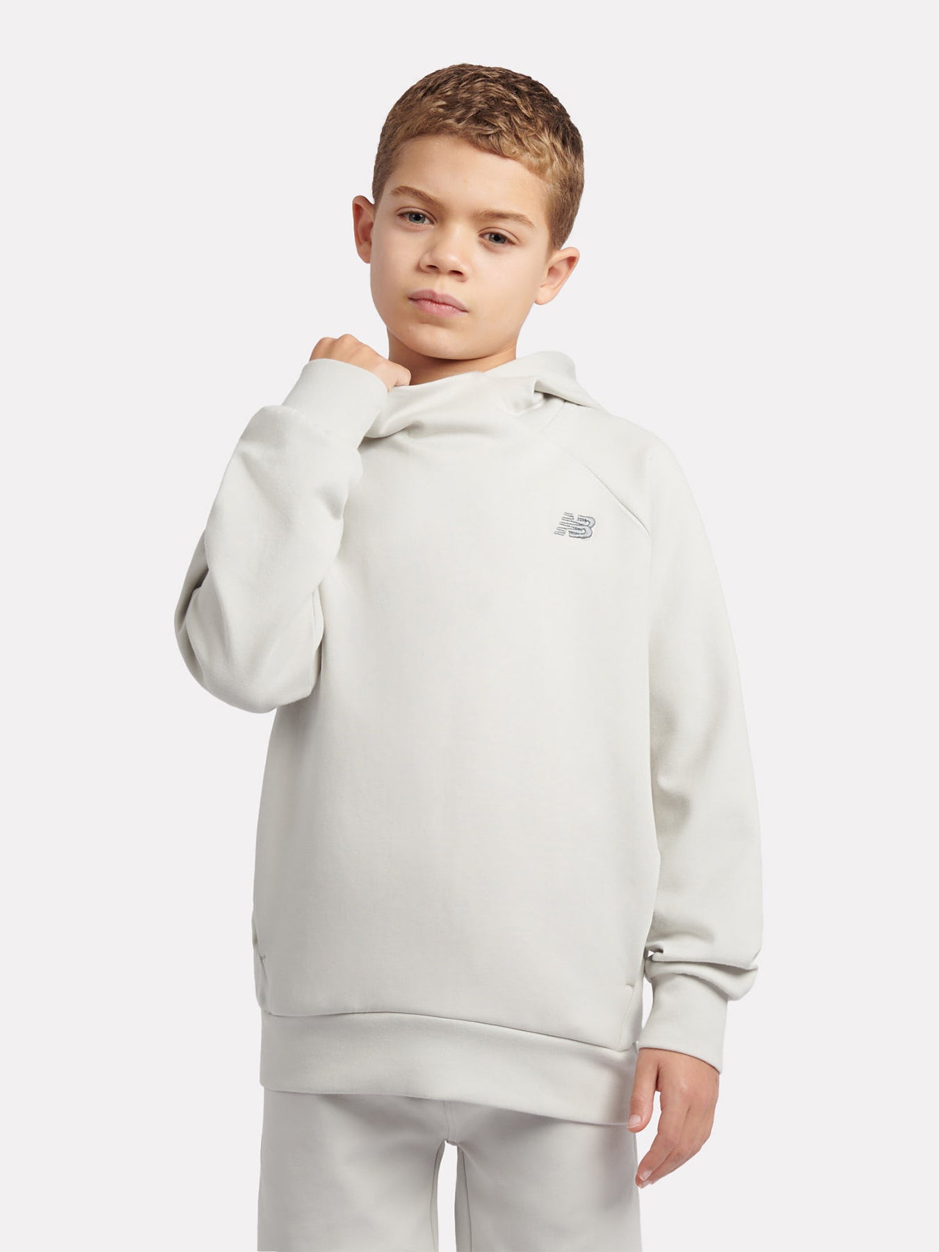 Kids' Tech Knit Performance Hoodie Grey