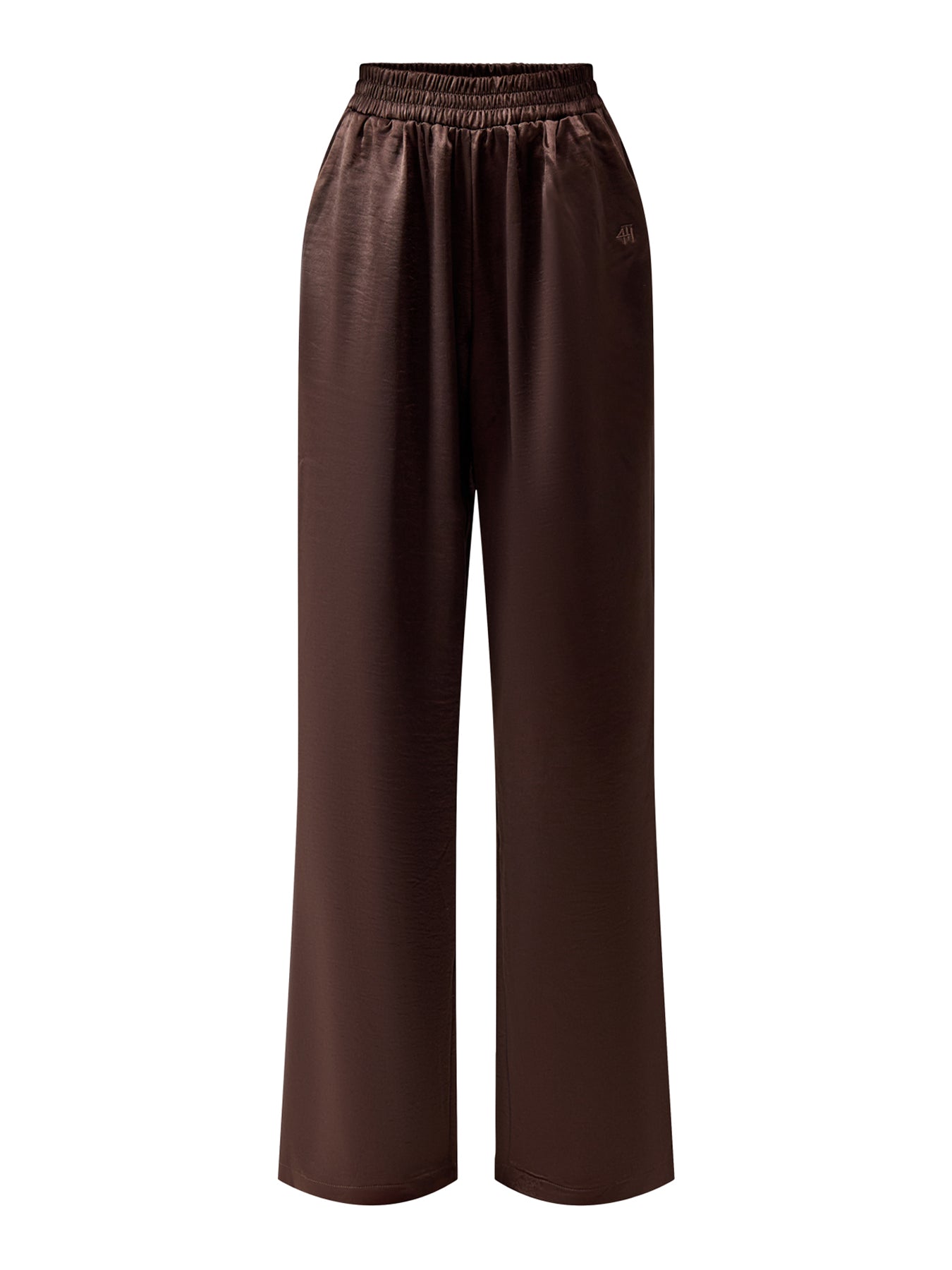 Zelda Satin Trouser Brown