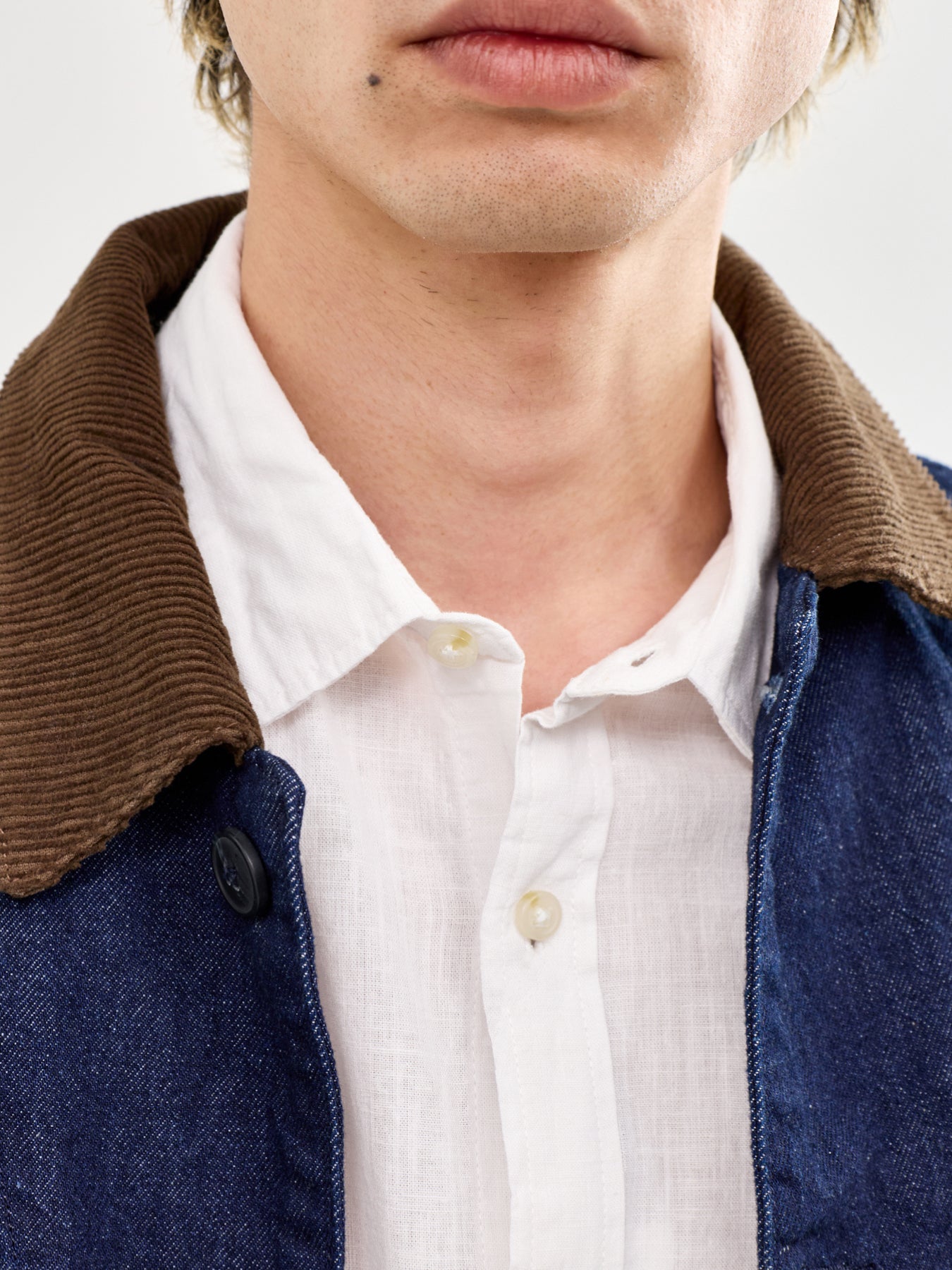 Summer Linen Blend Shirt White