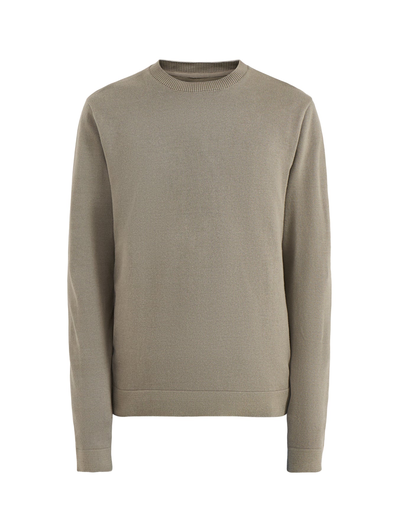 Spring Knit Crew Neck Olive