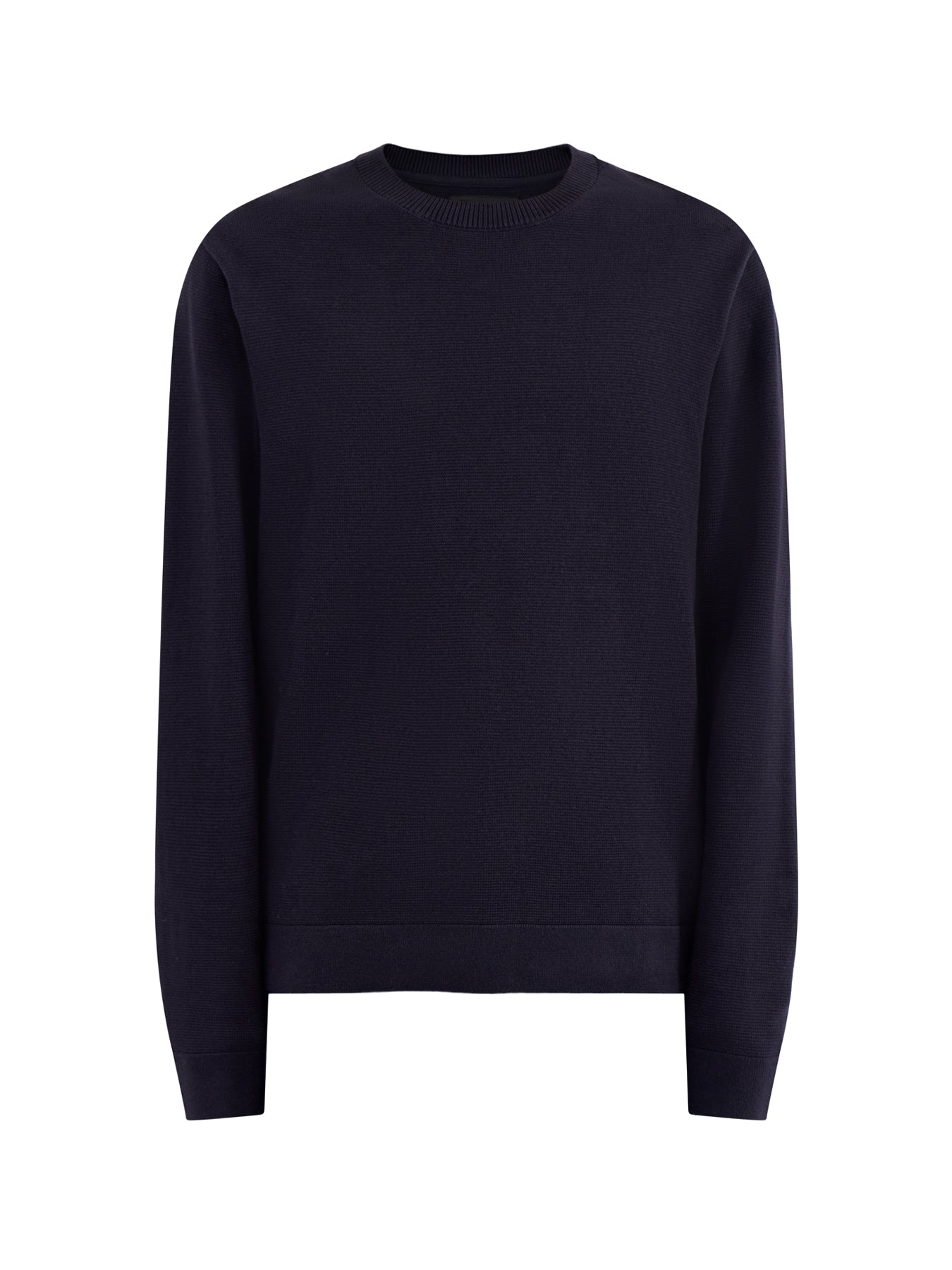 Spring Knit Crew Neck Navy