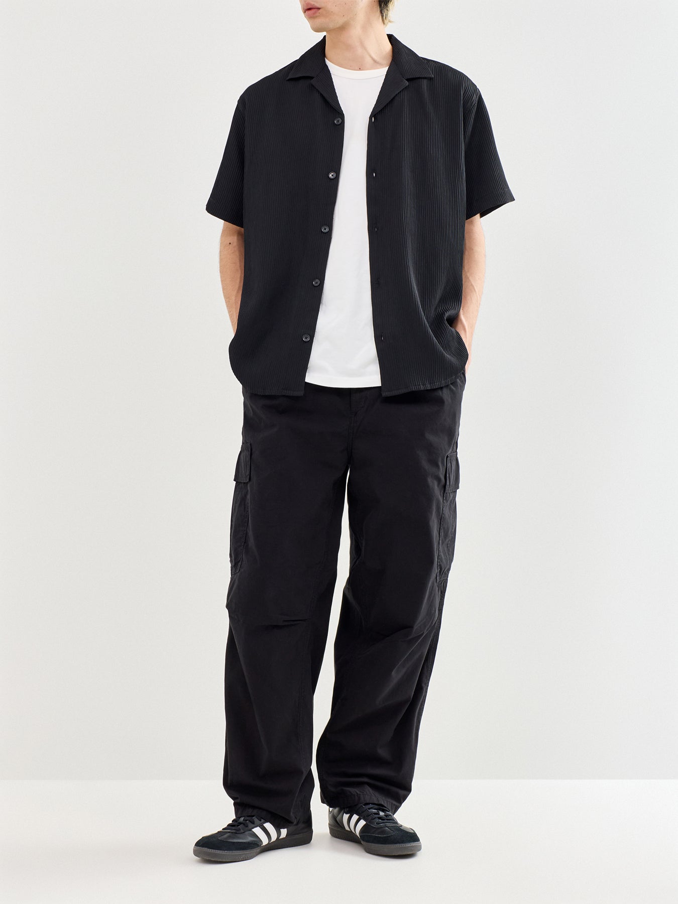 Short Sleeve Resort Shirt Black