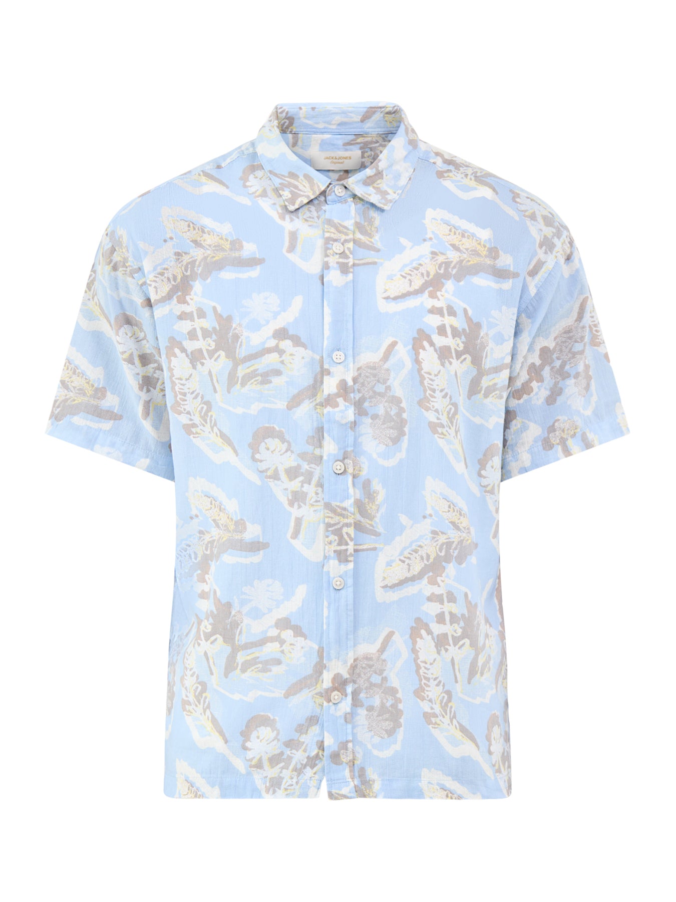 Montauk Printed Short Sleeve Shirt Blue