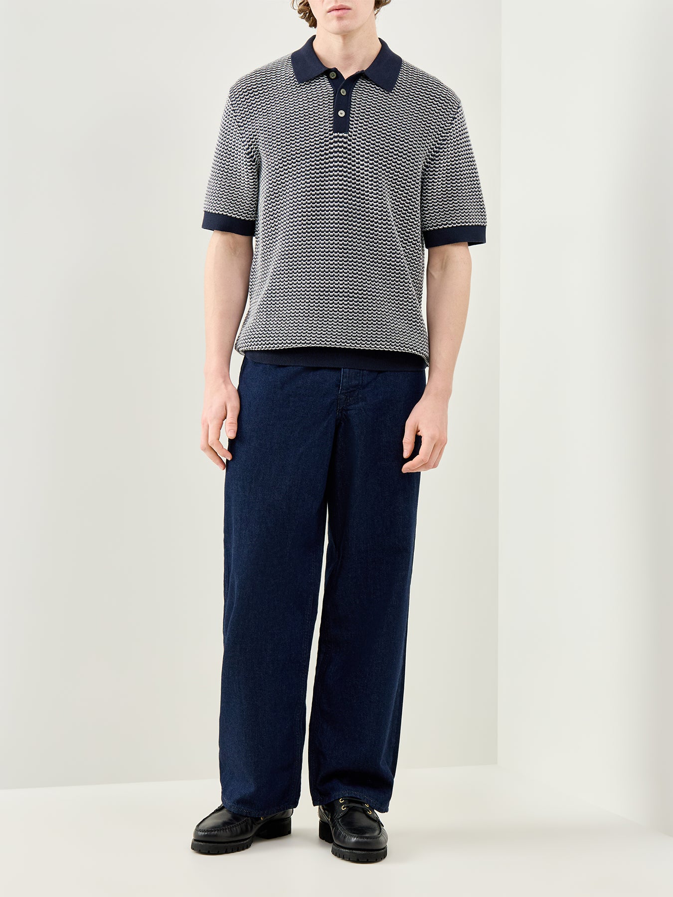 Knitted Polo Shirt Multi