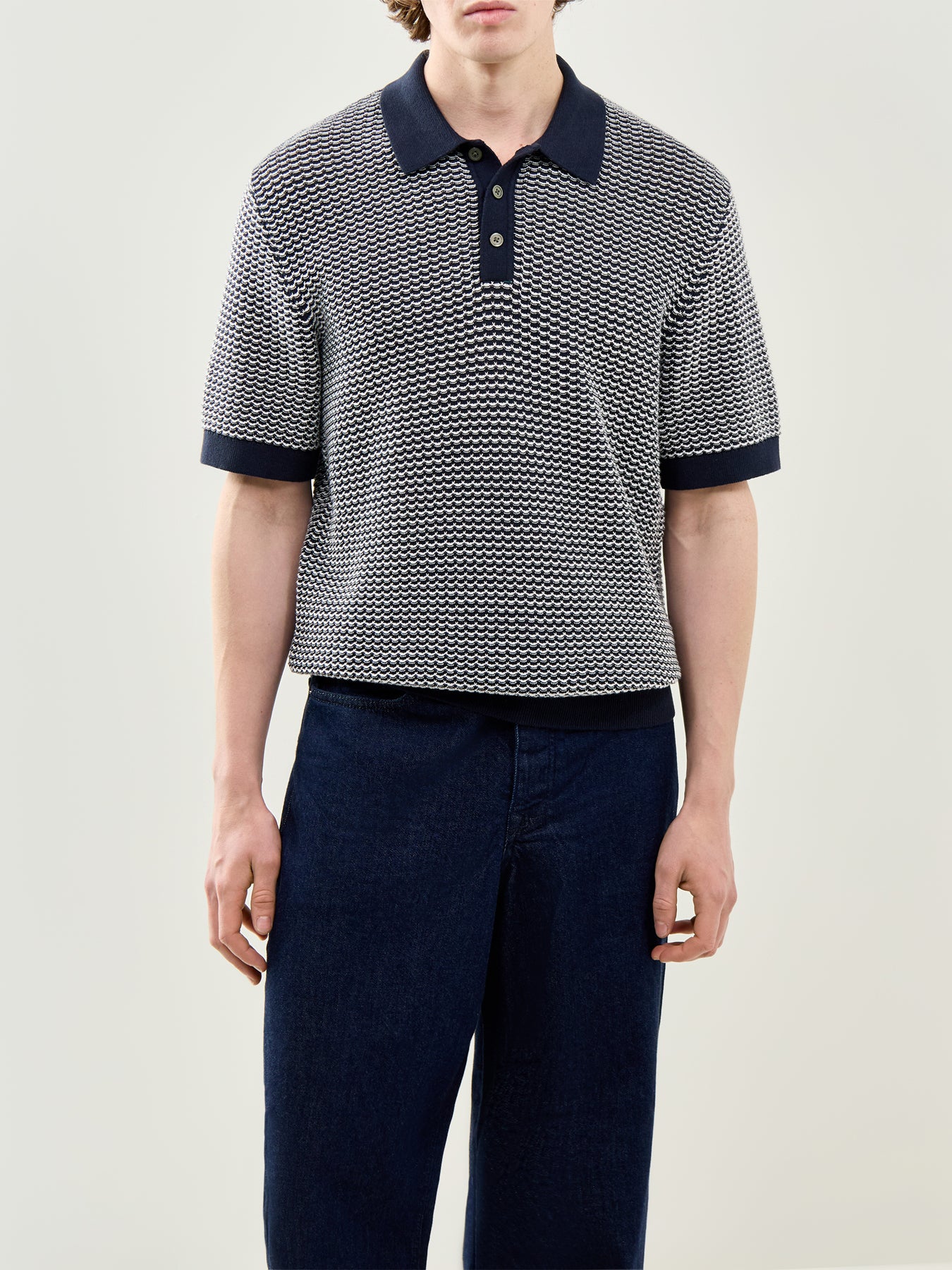 Knitted Polo Shirt Multi