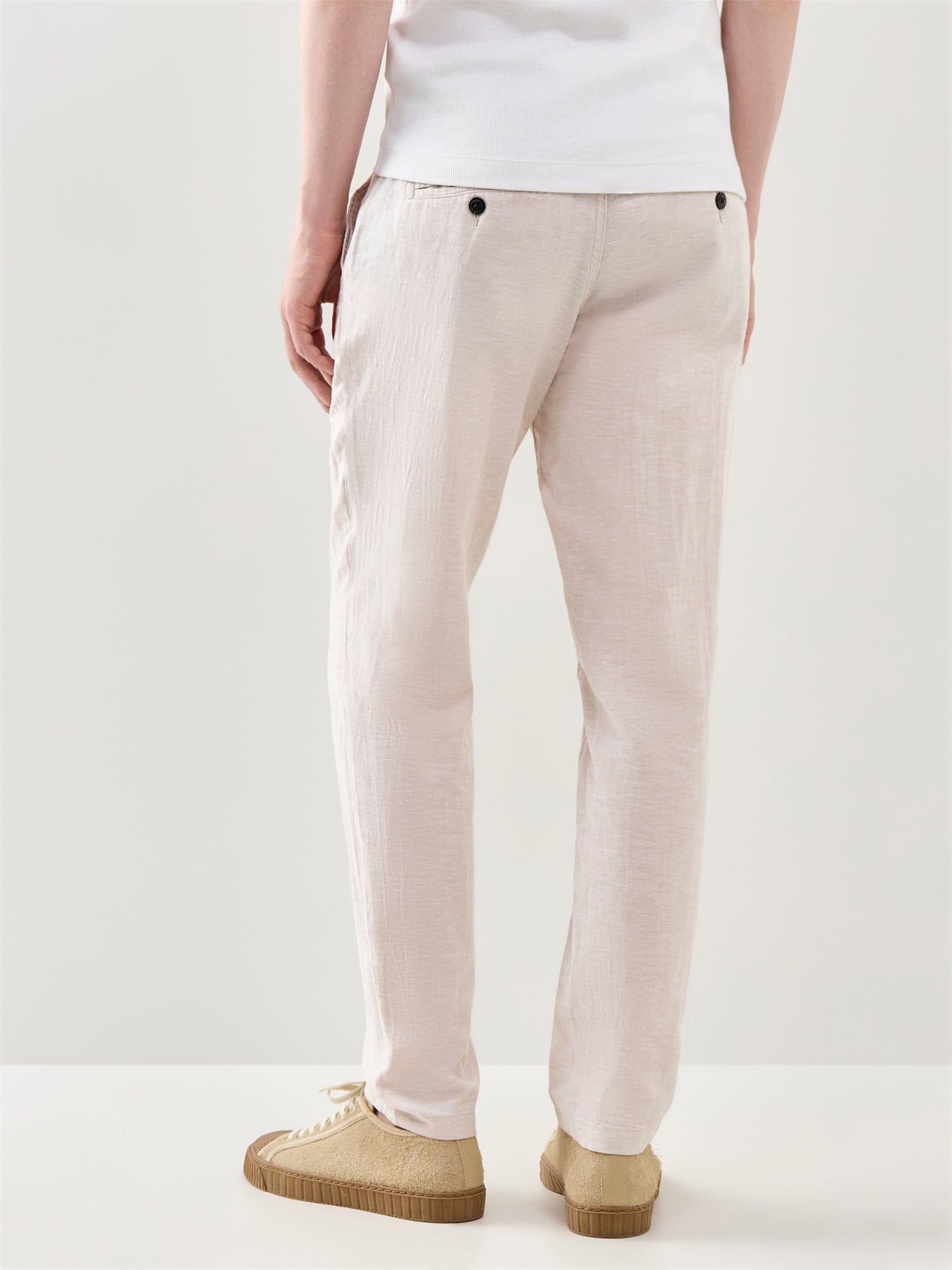 Summer Linen Blend Chino Trousers