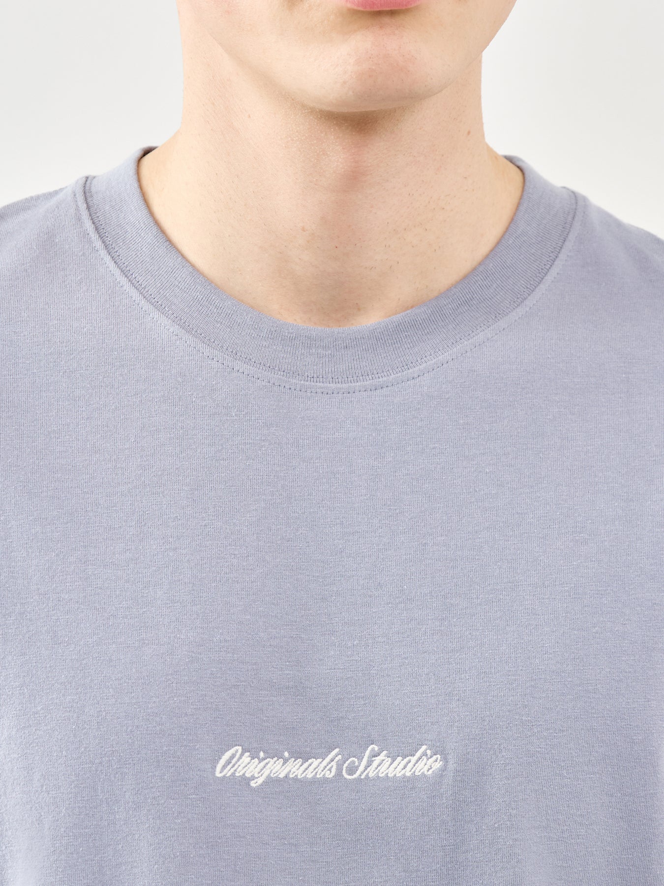 Jornorrebro Embroidered T-Shirt Blue