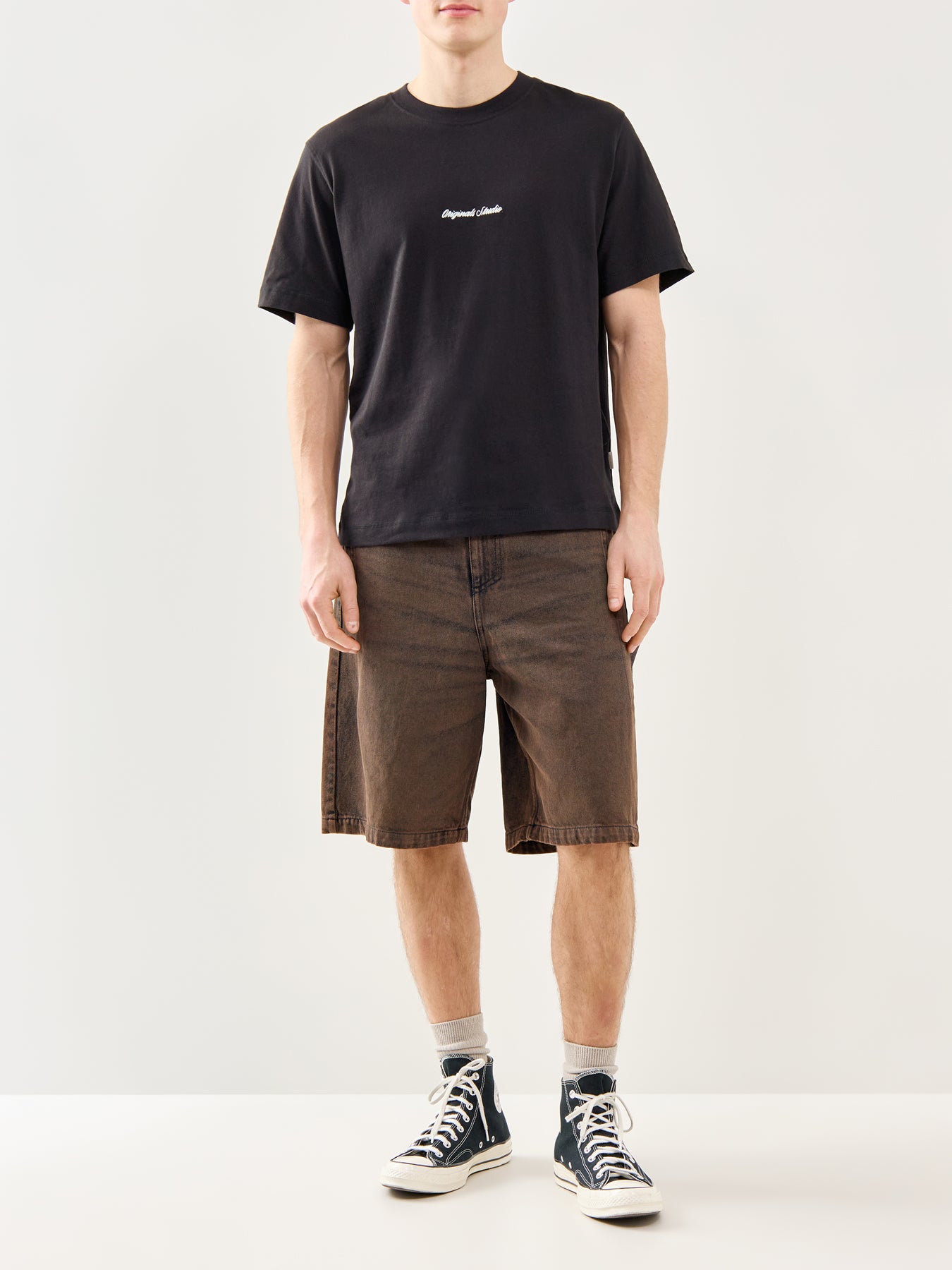 Jornorrebro Embroidered T-Shirt Black