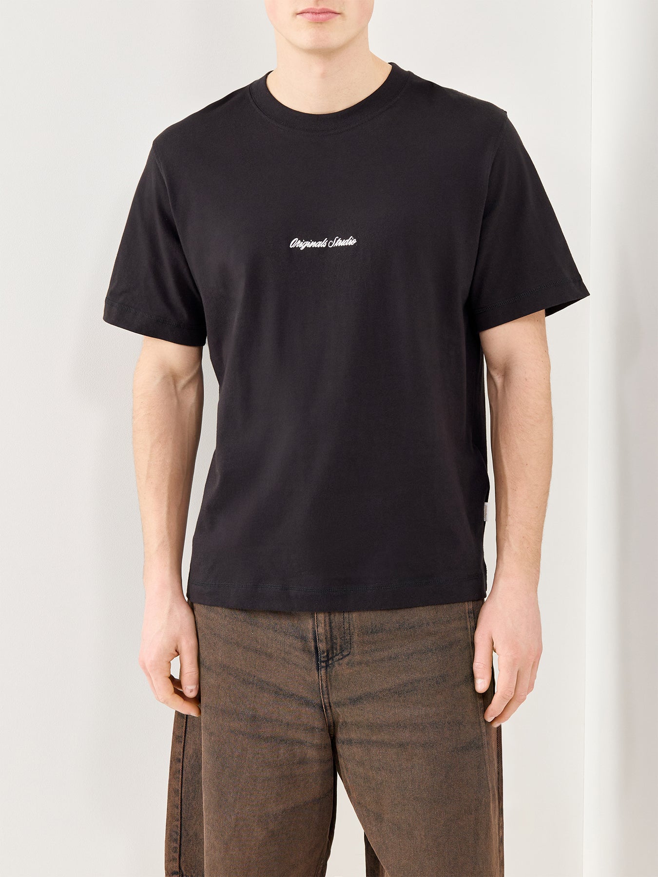 Jornorrebro Embroidered T-Shirt Black