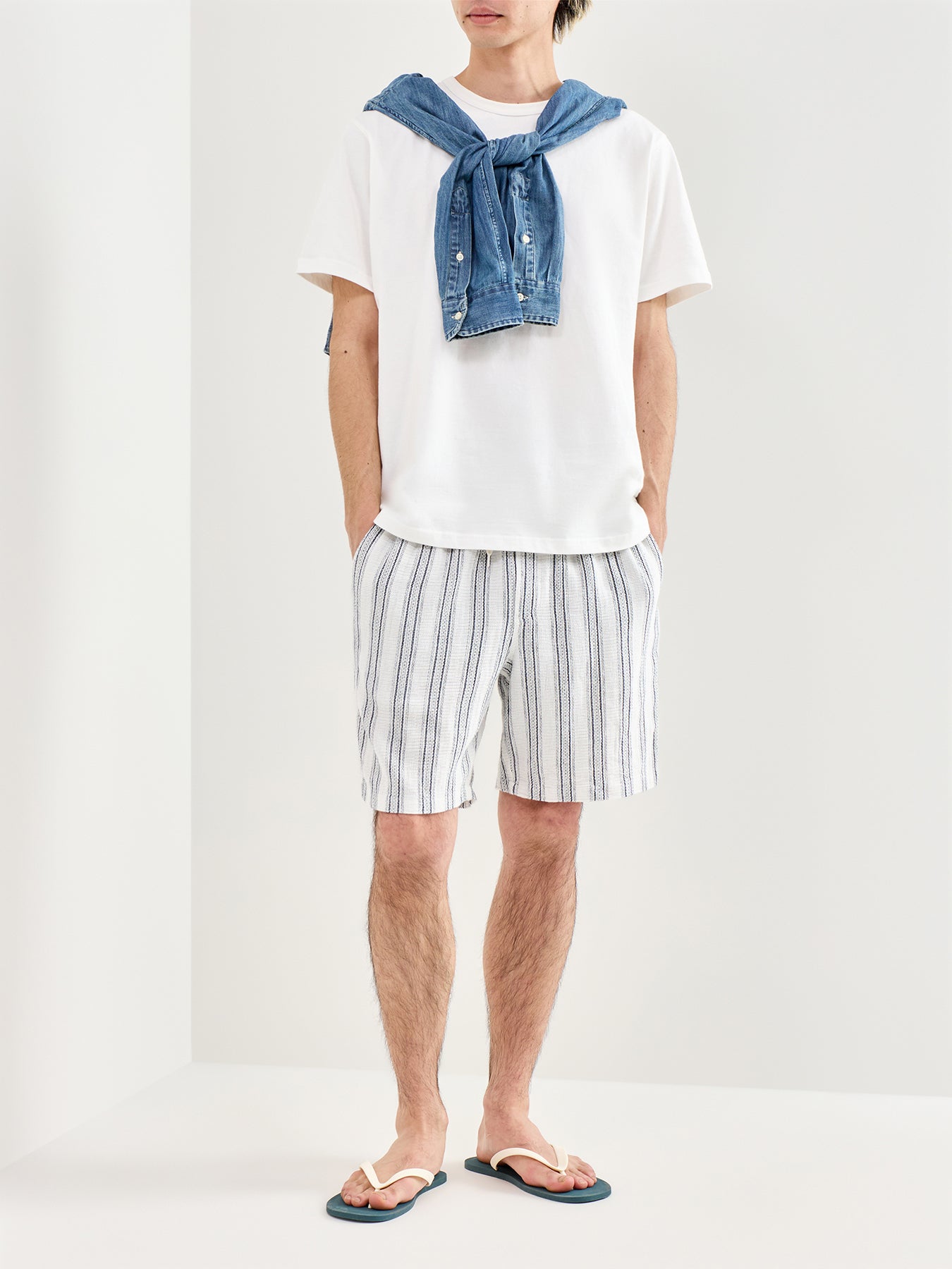 Jaiden Stripe Sweat Shorts