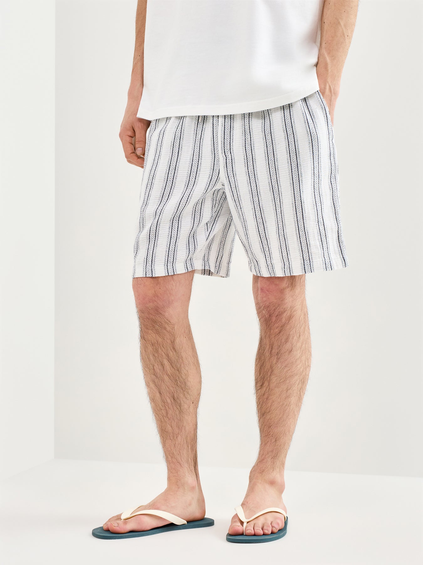 Jaiden Stripe Sweat Shorts