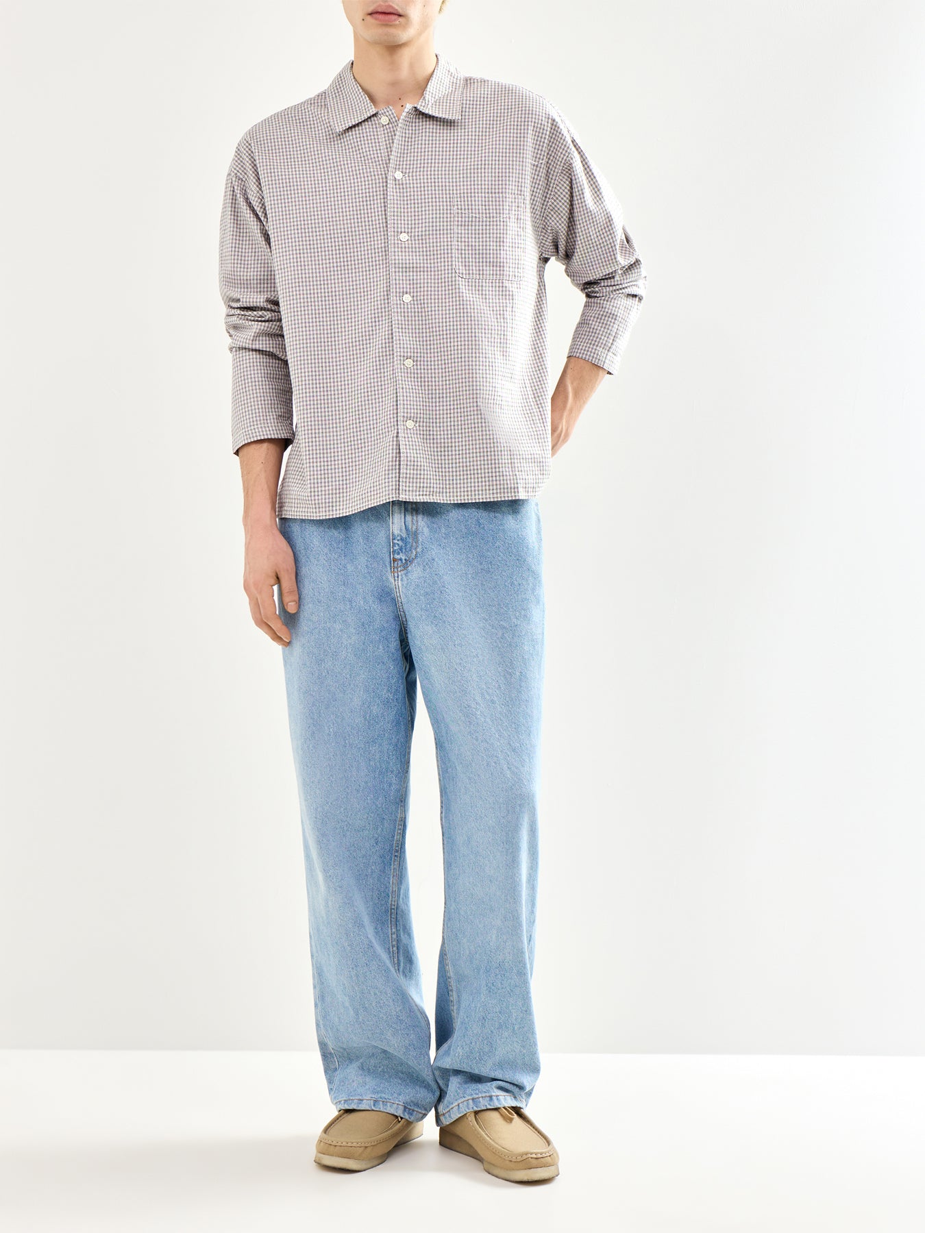 Clean Check Shirt Multi