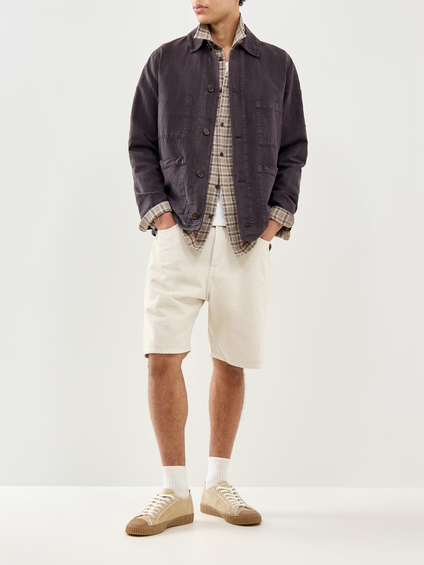 Tony Original Denim Shorts Beige