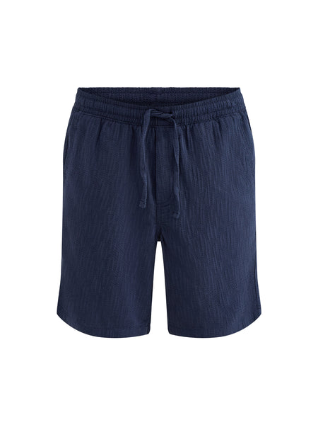 Jaiden Wavy Sweat Shorts Navy – Fenwick