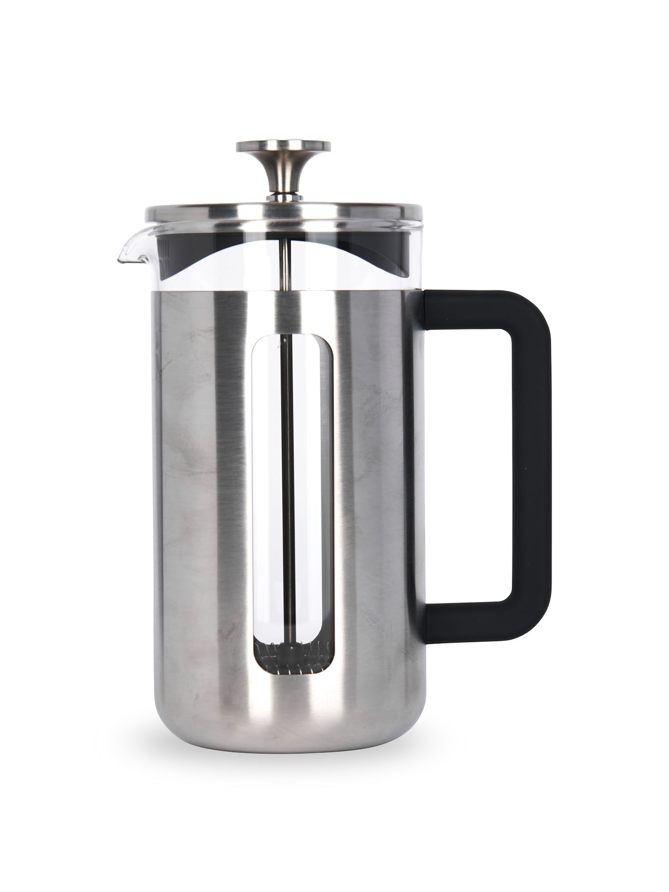 Pisa 8 Cup Cafetière Brushed Chrome