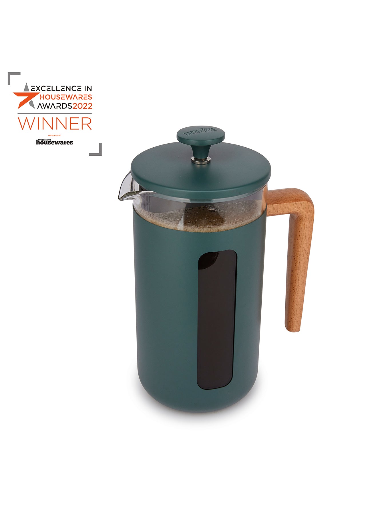 Pisa 8 Cup Cafetiere Green