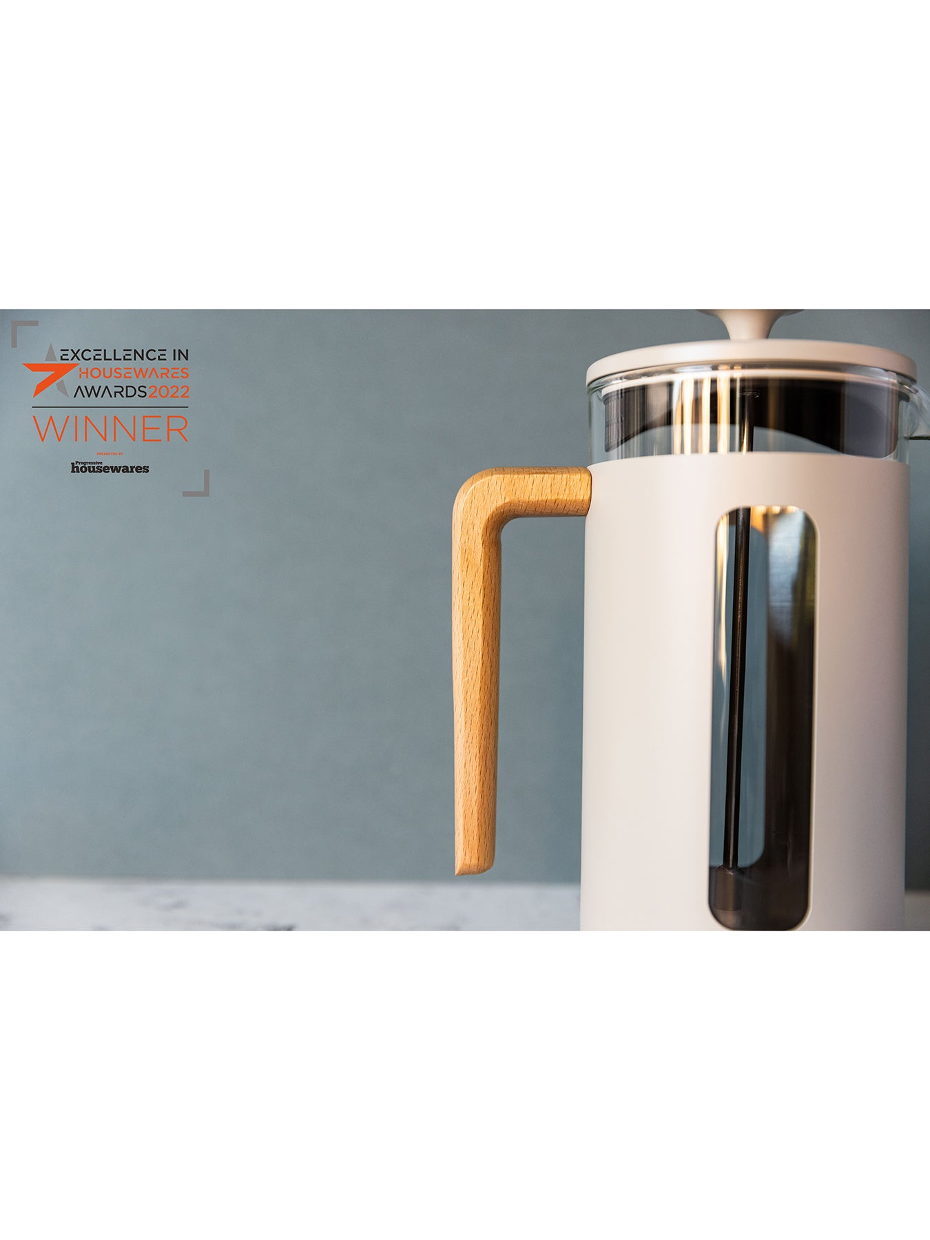 Pisa 8 Cup Cafetiere Cream