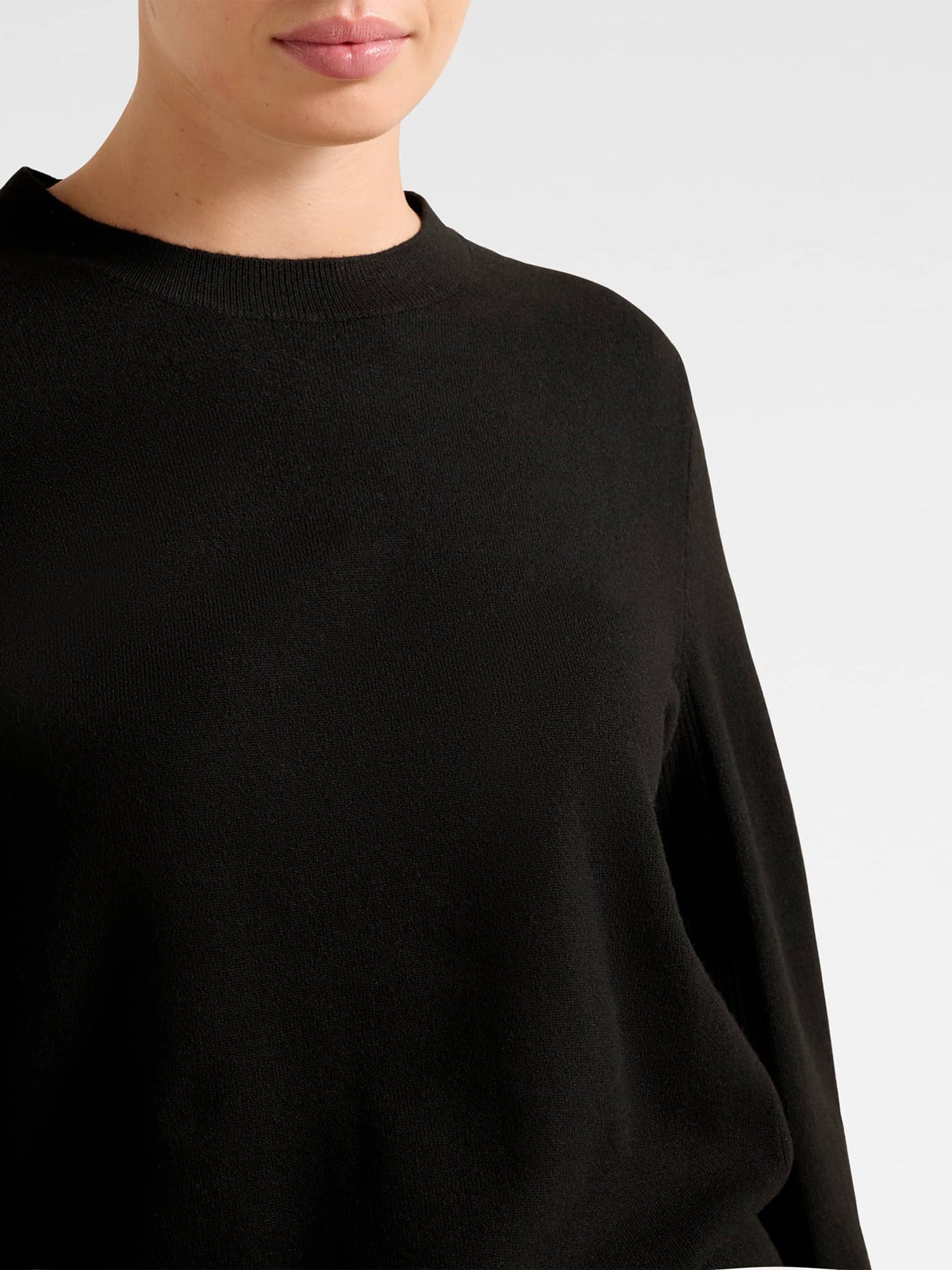 Hazel Knitted Lounge Jumper Black