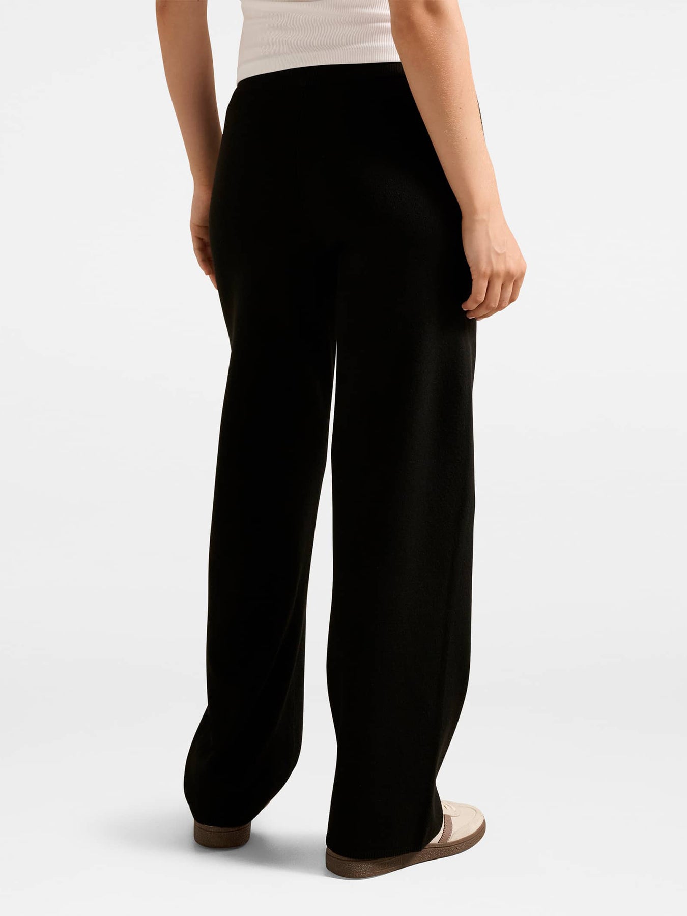 Hazel Knitted Lounge Pants Black