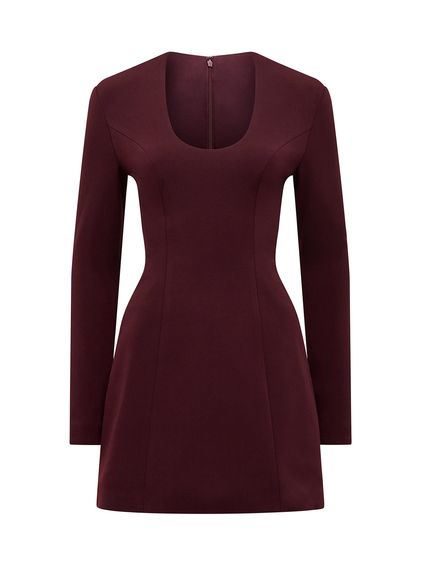 Ruby Structured Mini Dress Red