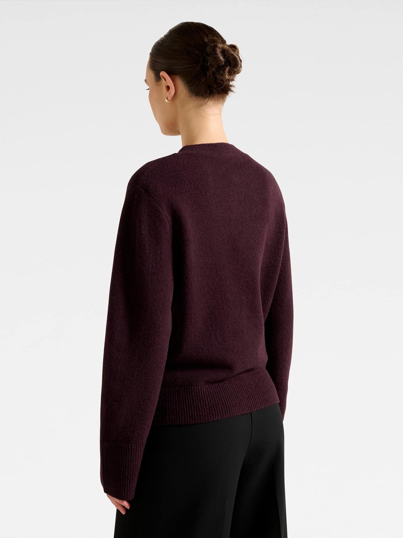 Cassidy Knitted Cardigan Purple