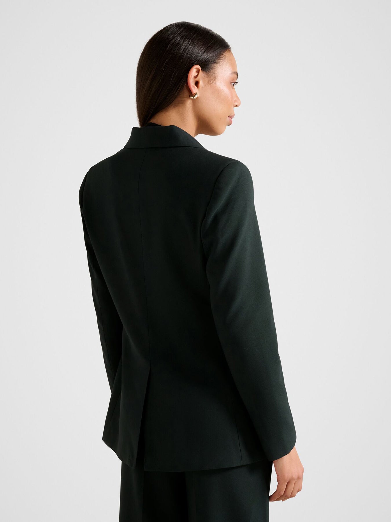 Clarette Nipped Waist Blazer Green